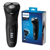 RRP £64.00 Philips Shaver Series 3000 with Powercut Blades, Wet & Dry Men's Electric Shaver with