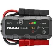 RRP £192.00 NOCO Boost HD GB70 2000 Amp 12-Volt UltraSafe Portable Lithium Jump Starter, Car Batte