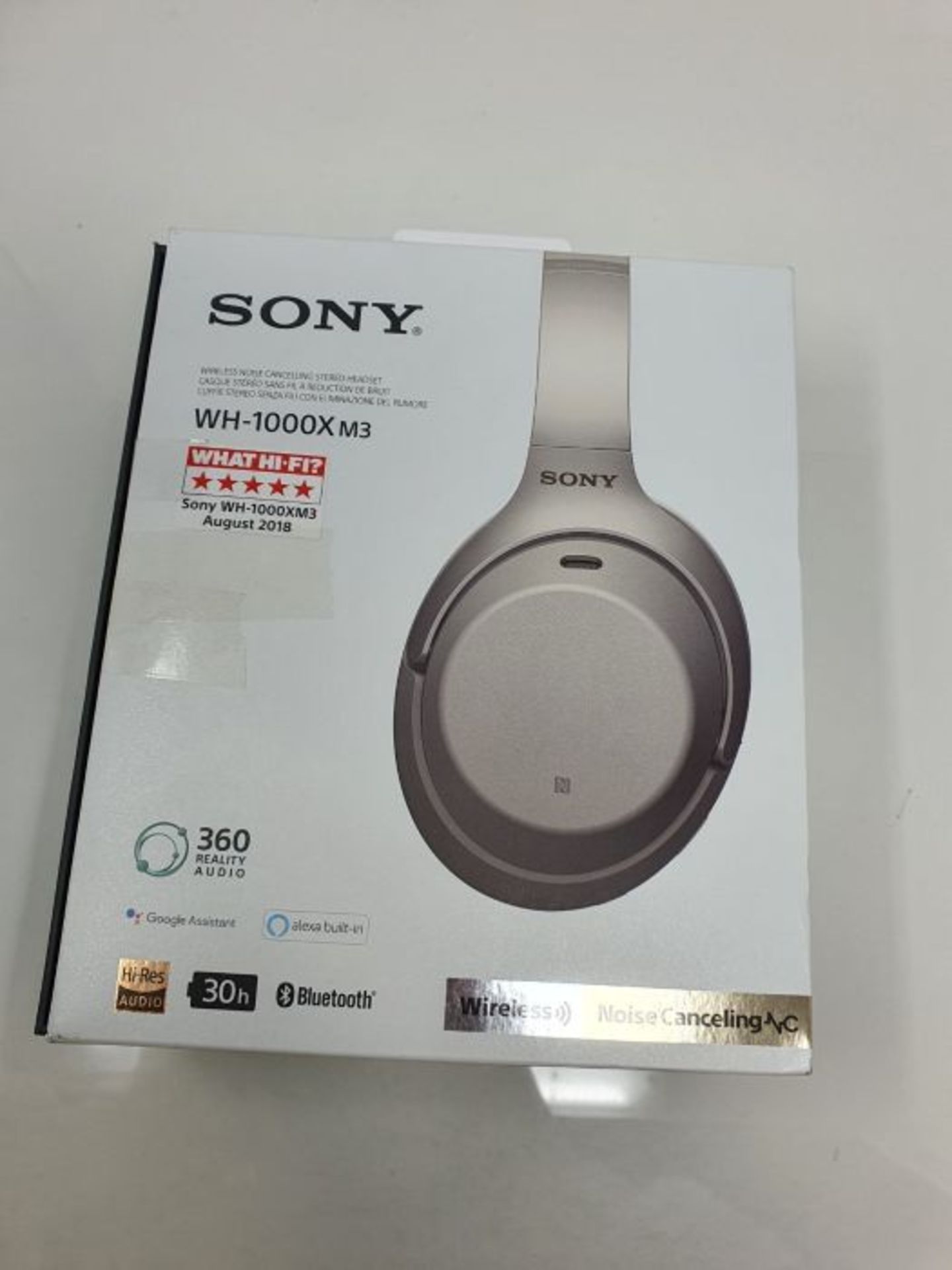 RRP £249.00 Sony WH-1000XM3 Noise Cancelling Wireless Headphones with Mic, 30 Hours Battery Life, - Image 2 of 2