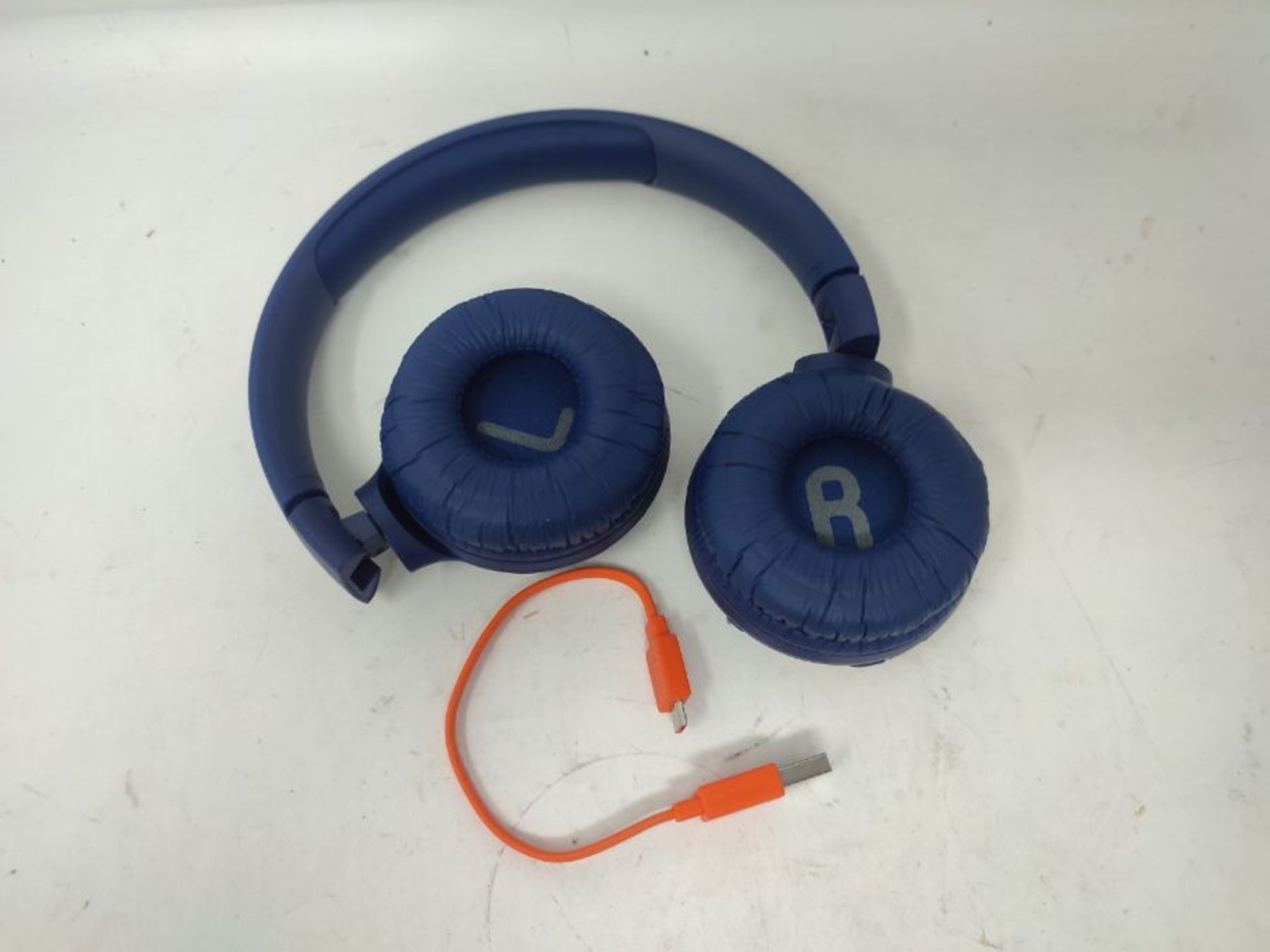JBL T500BT in Blue - Over Ear Bluetooth Wireless Headphones with Pure Bass Sound - Hea - Image 3 of 3