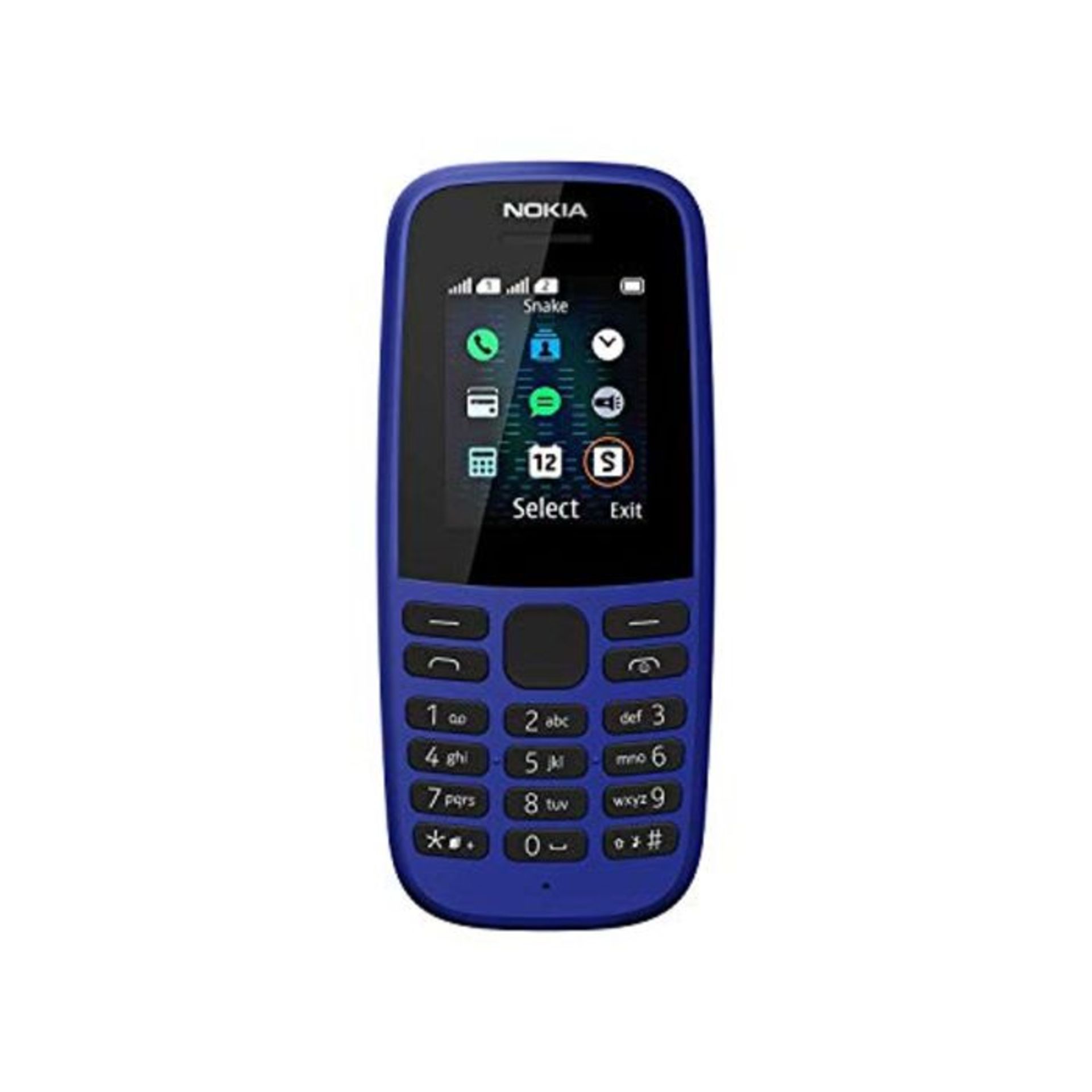 Nokia 105 Dual-SIM (2019) Blue unlocked