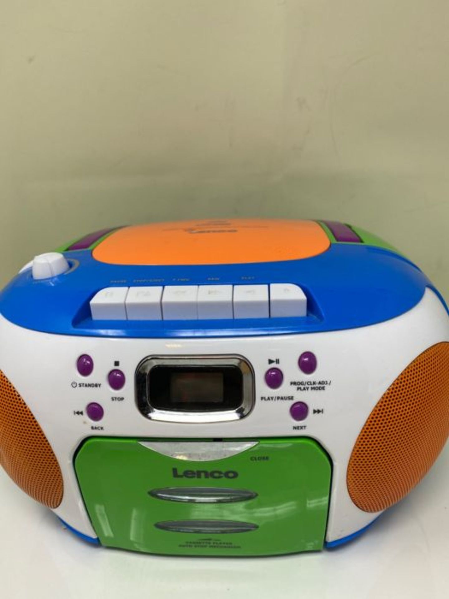 RRP £52.00 Lenco SCD-971 Children's Radio - Cassette Radio with CD - CD Radio - Cassette Player - - Image 3 of 3