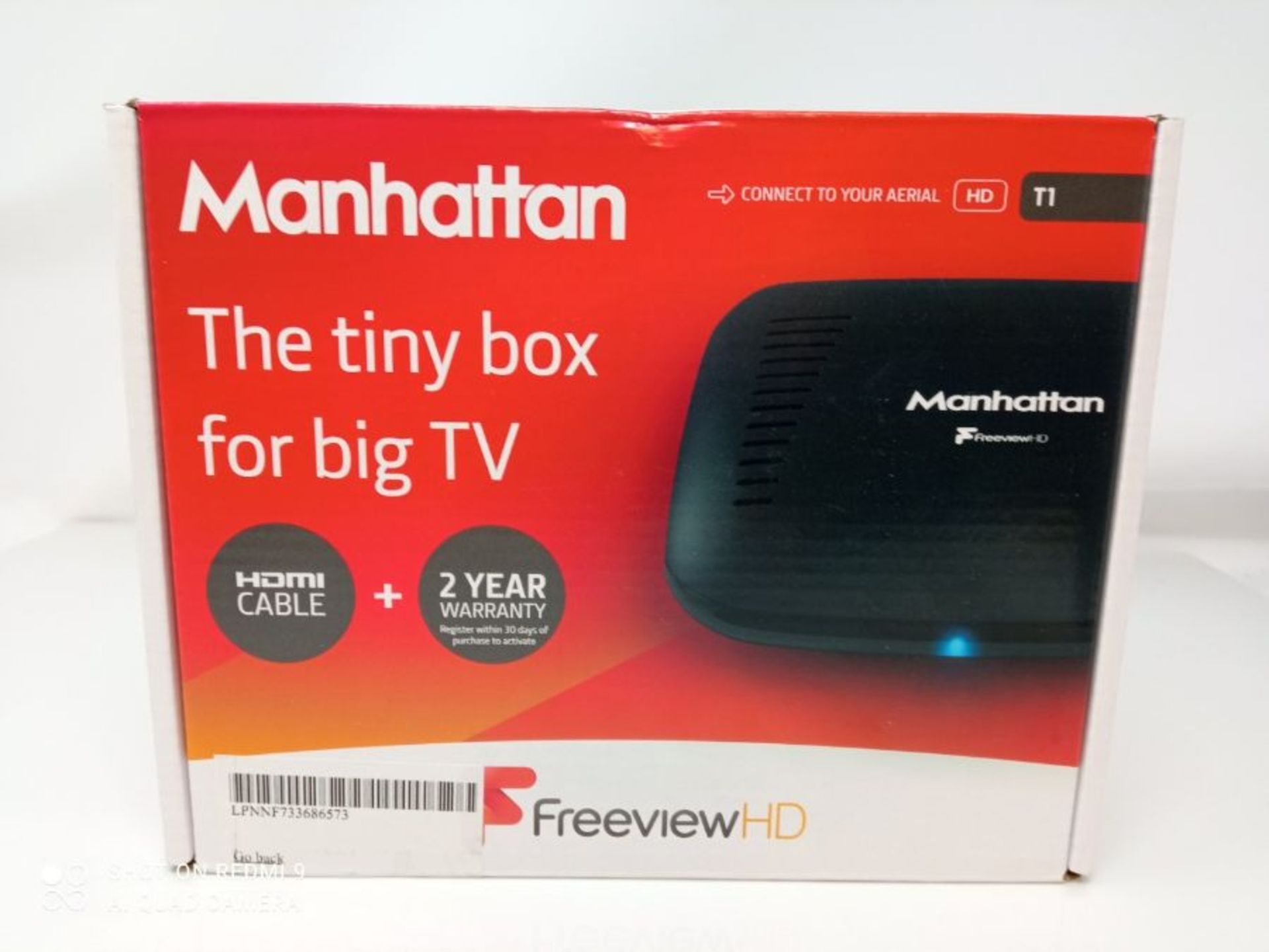 Manhattan T1 Freeview HD Box, Black - Image 3 of 3
