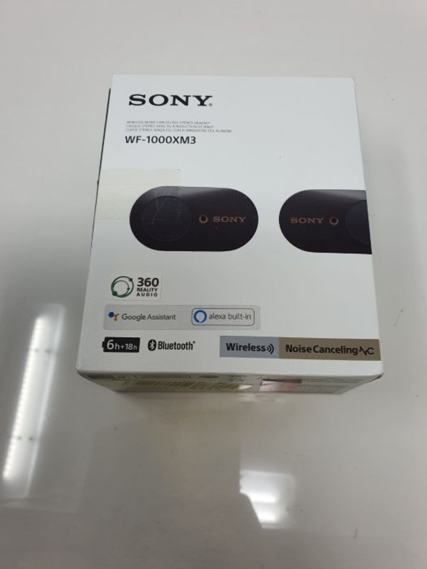 RRP £167.00 Sony WF-1000XM3 Truly Wireless Noise Cancelling Headphones with Mic, up to 32H battery - Image 2 of 3