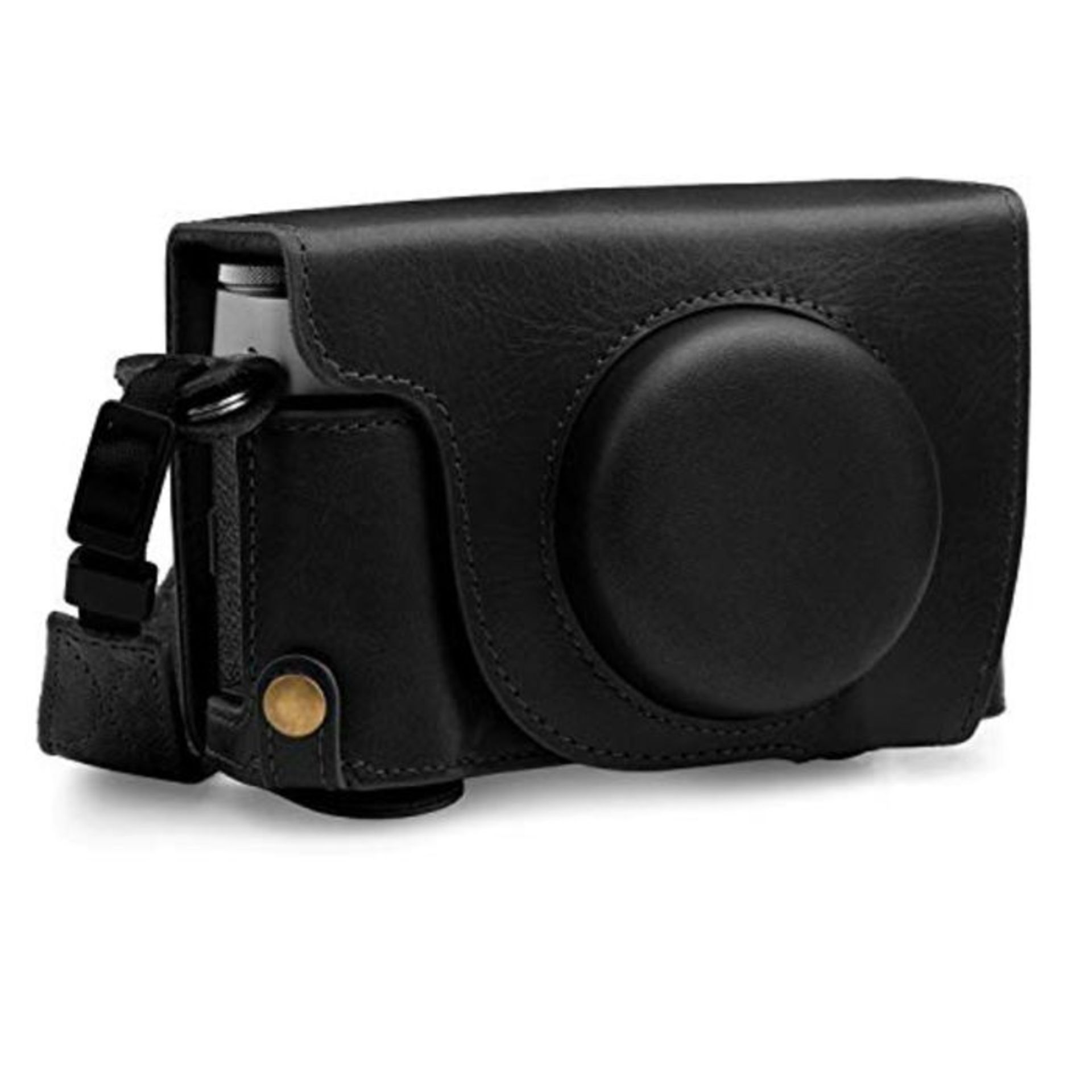 RRP £55.00 MegaGear MG1892 Ever Ready Genuine Leather Camera Case compatible with Fujifilm X100V