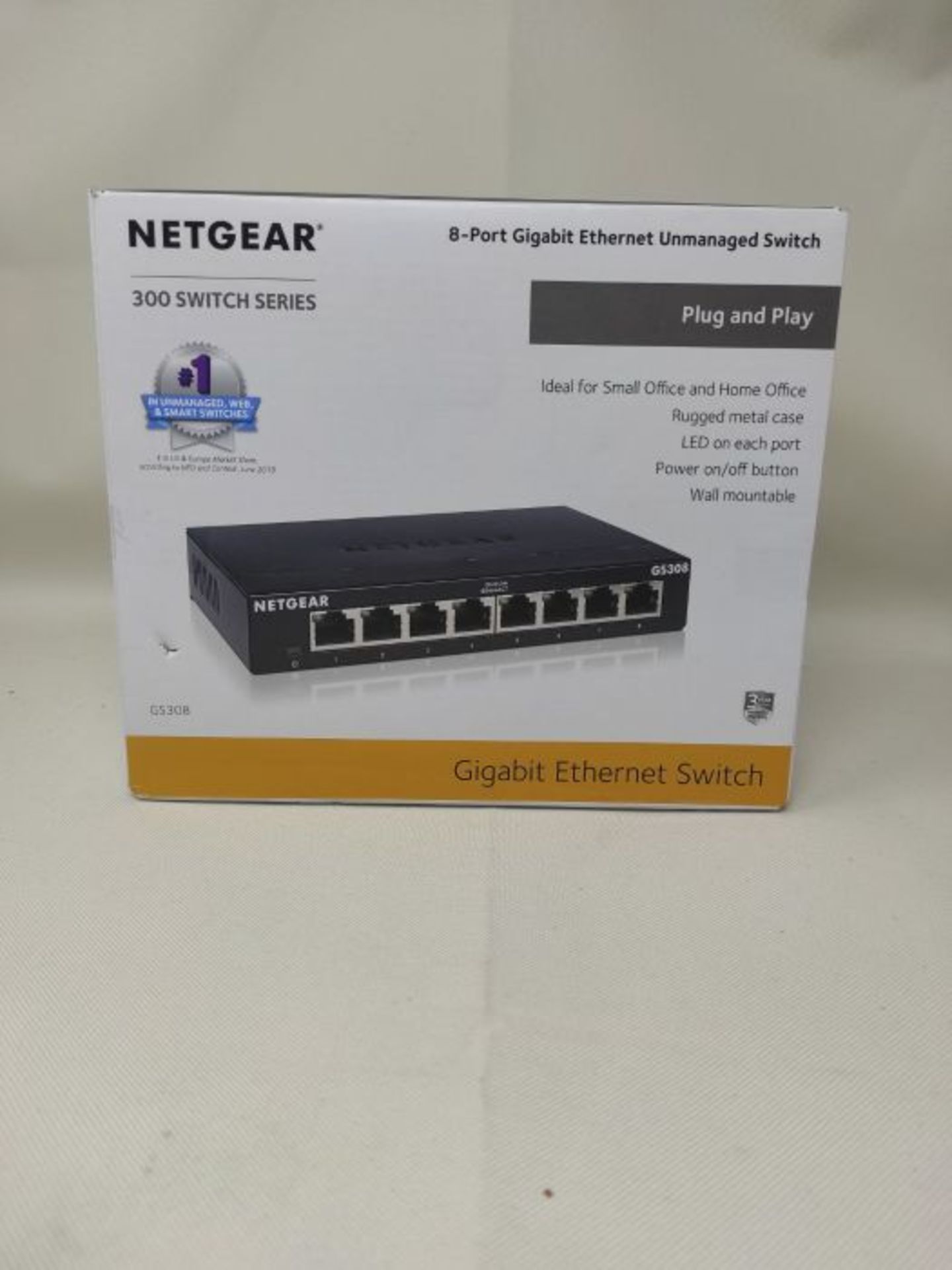 SWITCH NETGEAR SWITCH NON MANAGEABLE 8PORTS - Image 2 of 3
