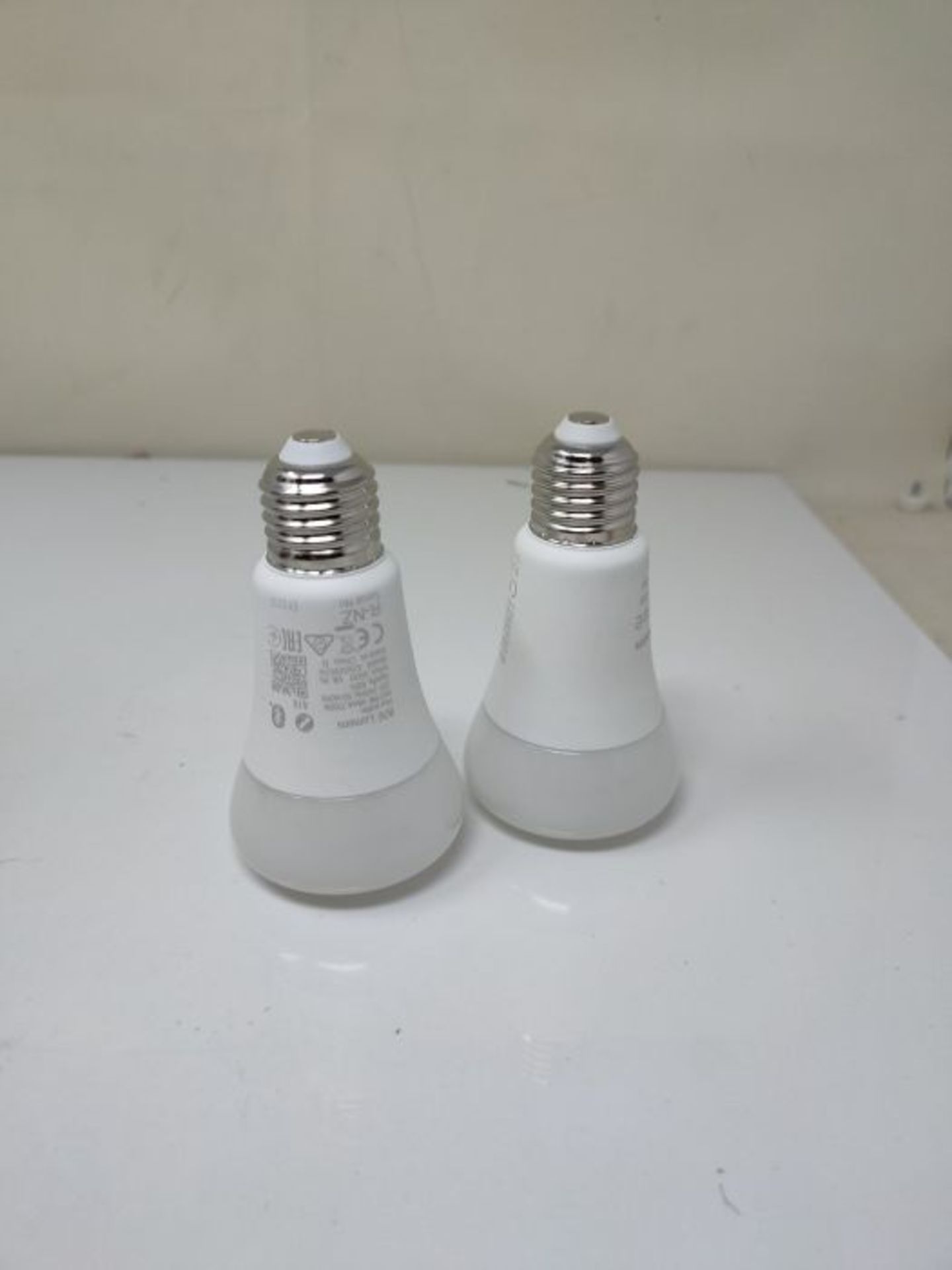 Philips Hue White Smart Bulb Twin Pack LED [E27 Edison Screw] with Bluetooth. Works wi - Image 3 of 3