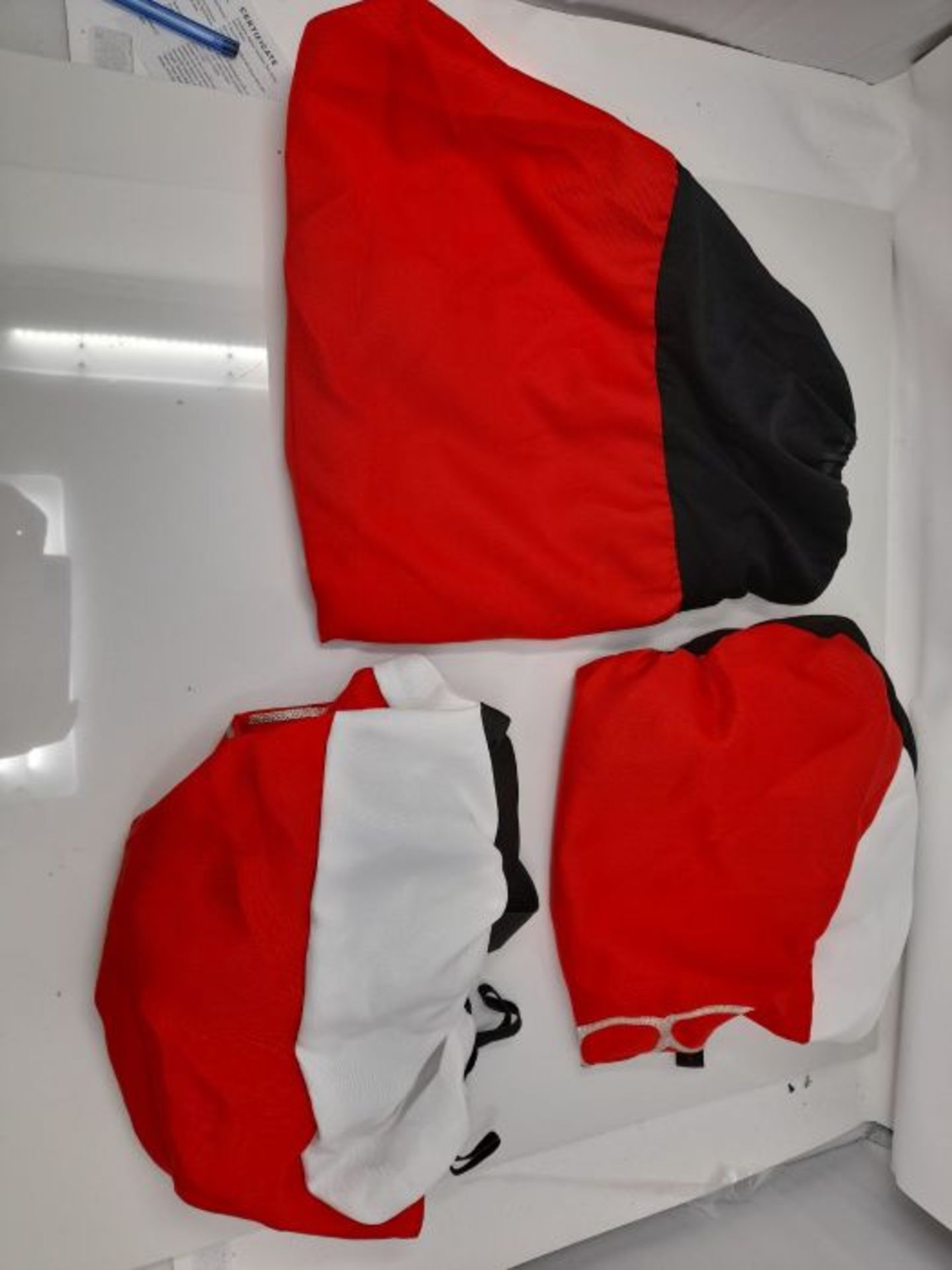 RRP £71.00 Lupex Shop 500_R.Bi Sitzbezüge Zweifarbig, Rot/Weiß - Image 3 of 3