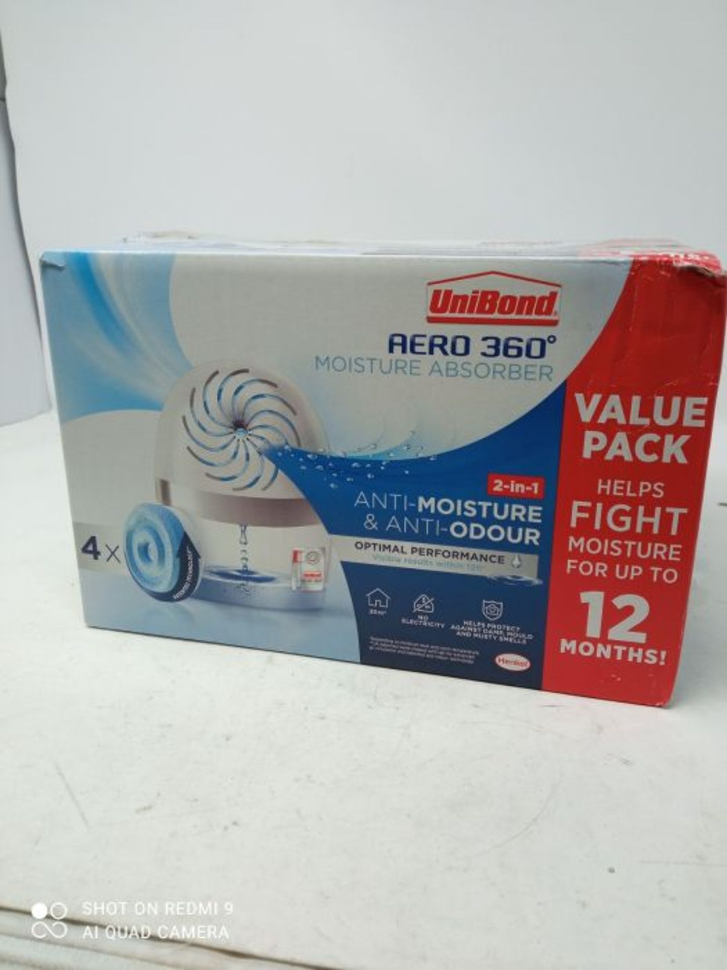 UniBond 2675590 AERO 360º Moisture, Ultra dehumidifier, Helps to Prevent, Mould & Mus - Image 2 of 3