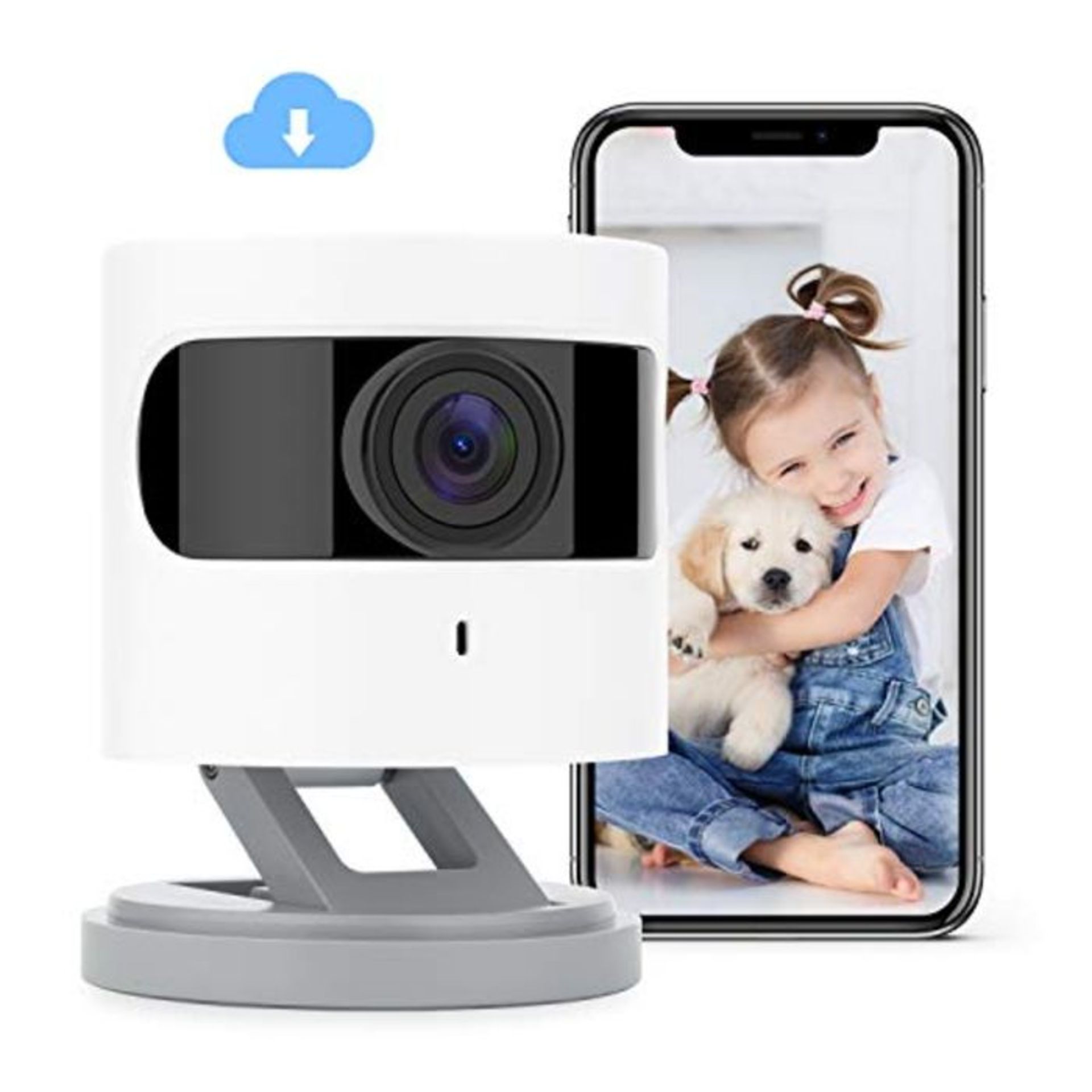 Azarton WiFi Camera, 1080P HD WiFi IP Camera Smart Home Indoor Camera with Night Visio