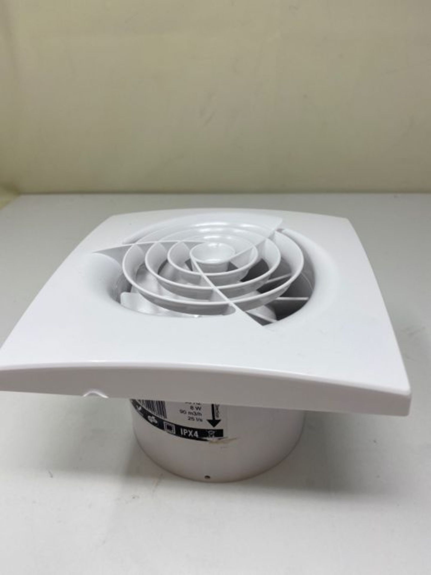 4 inch 100 mm Extractor Fan with Timer High Quality Easy Fit Anti Condensation Damp Mo - Image 2 of 2