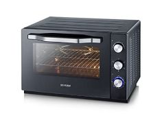 RRP £170.00 Severin TO 2066 toaster oven 60 L Black Grill 2200 W TO 2066, 60 L, Black, Freestandin