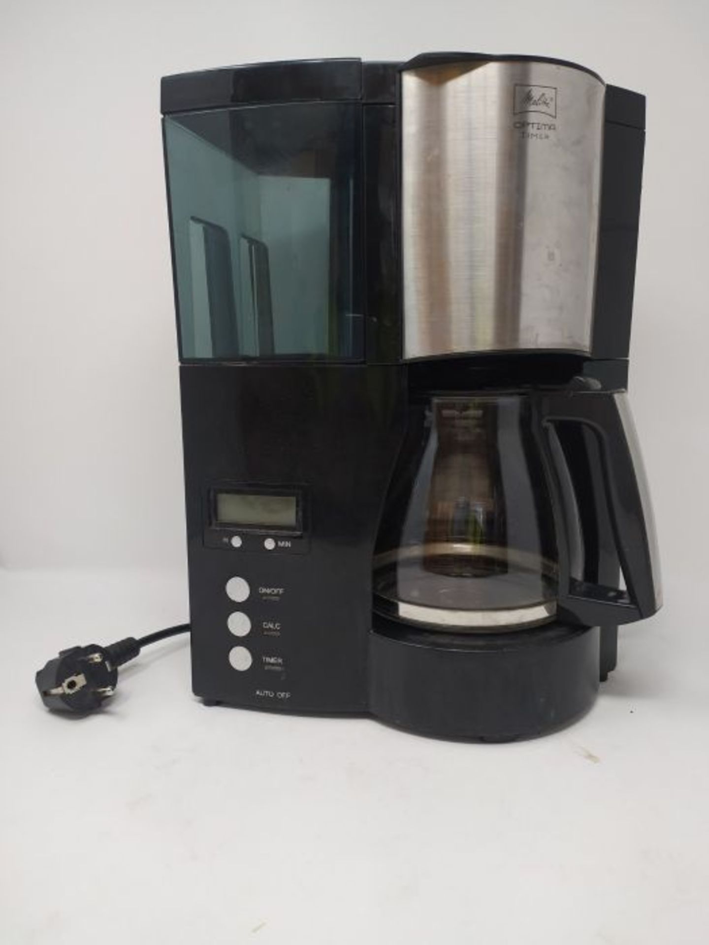 RRP £56.00 Melitta Filter Coffee Maker with Glass Pourer, Hot Hold and Timer Function, Optima Tim - Image 3 of 3