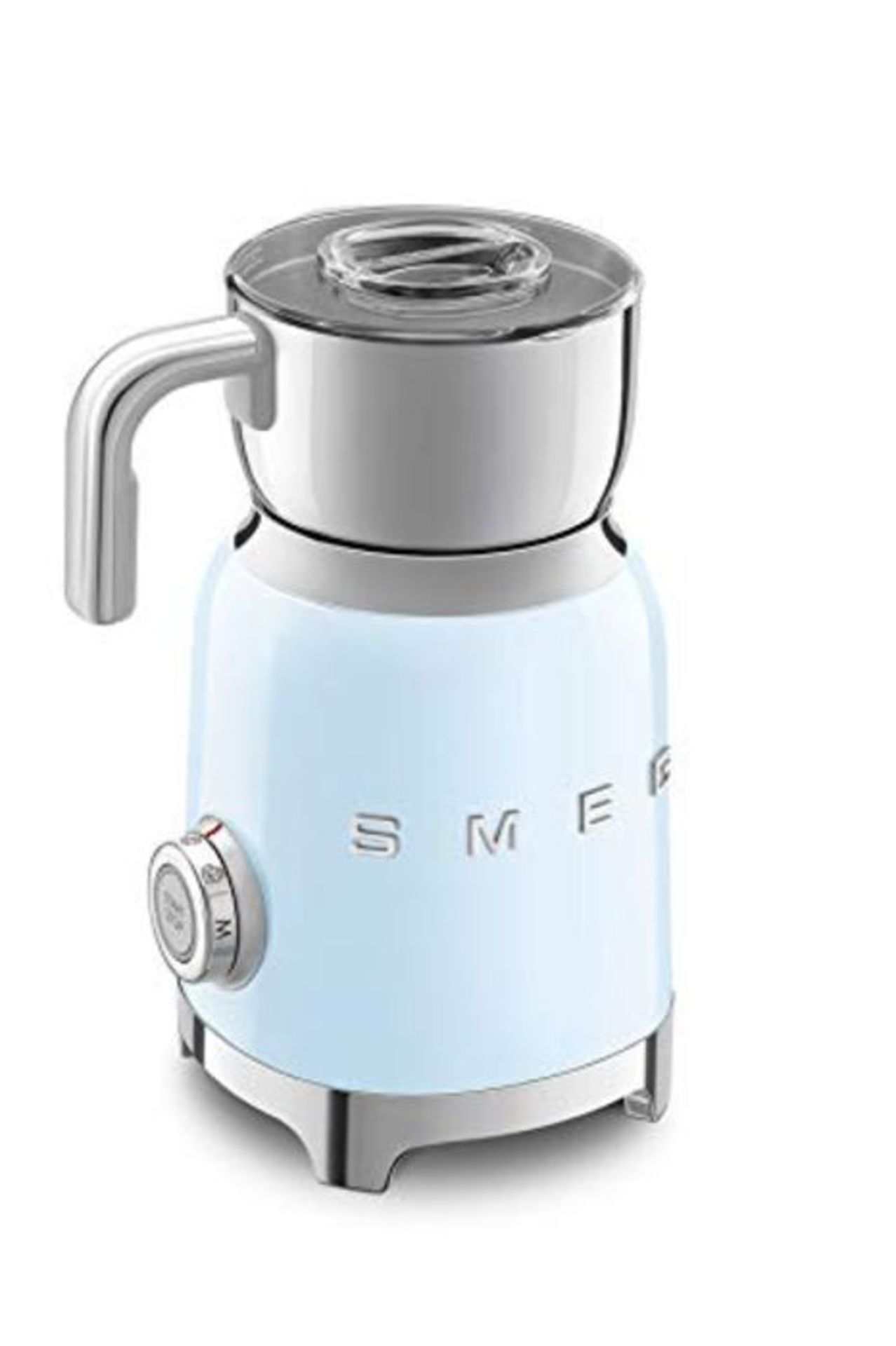 RRP £152.00 Smeg MFF01PBEU Milk frother, Aluminum, Blue