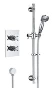 RRP £227.00 Bristan 1901 SHWR PK Complete Shower Pack, Traditional Style - Chrome