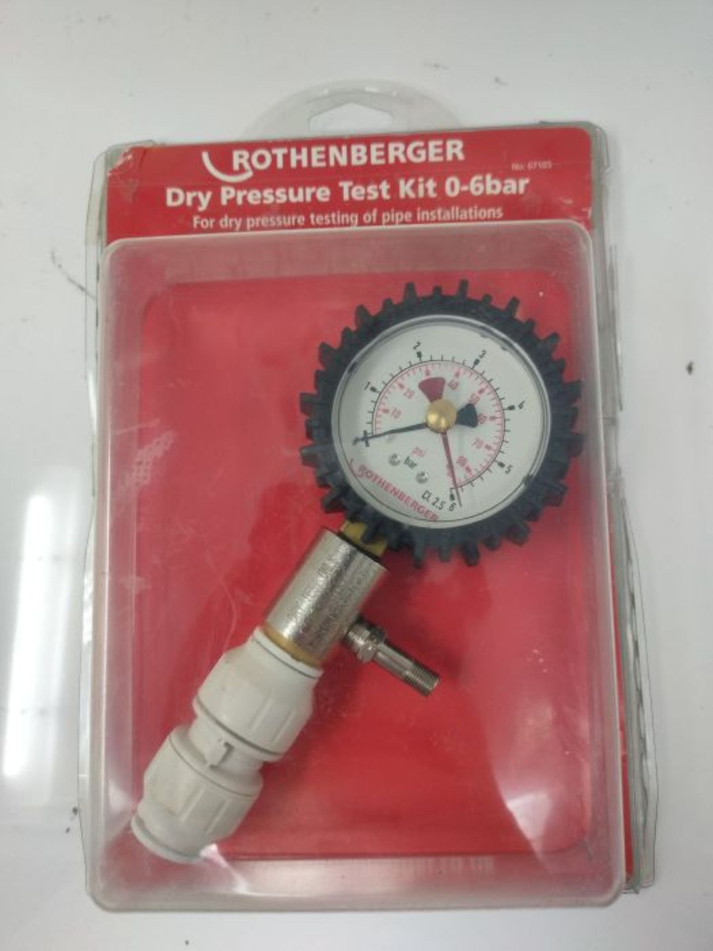 Rothenberger 67105 Dry Pressure Test Kit (0-6 BAR) - Image 3 of 3