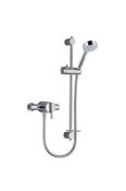 RRP £327.00 Mira Showers 1.1628.001 Silver Exposed Variable (EV) 1-Piece Mixer Shower, Chrome