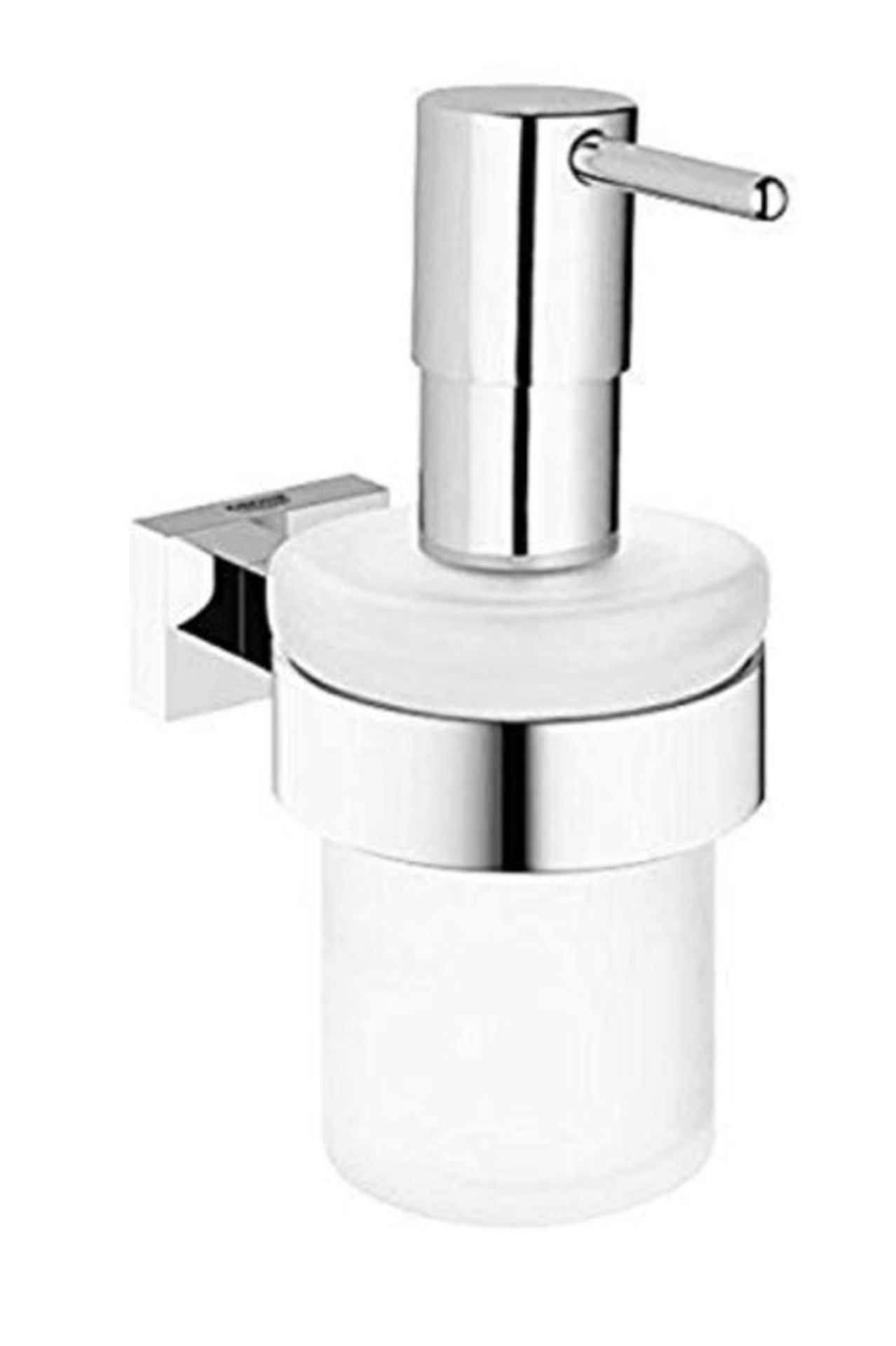 GROHE 40756001 Essentials Cube Soap Dispenser Silver