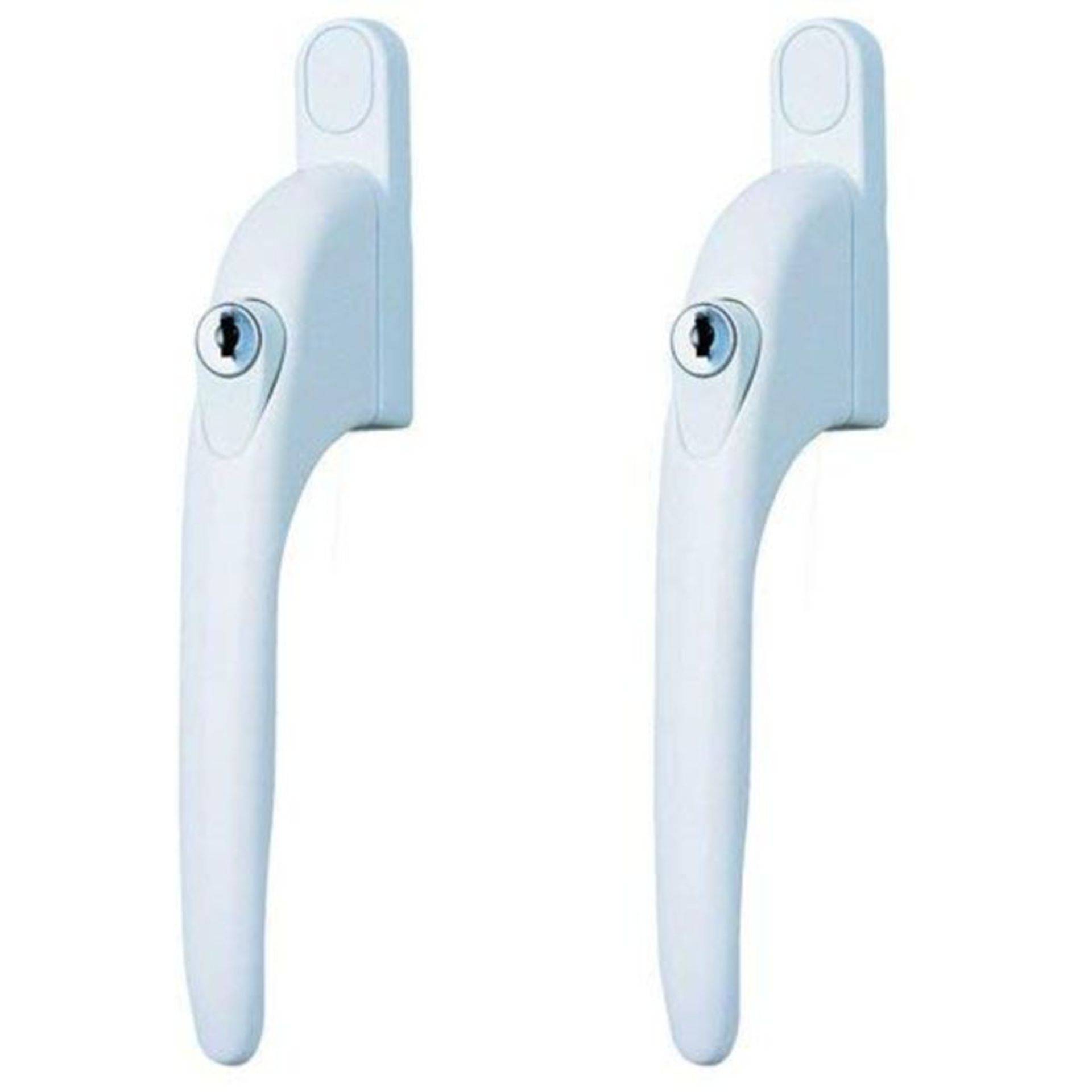 Yale P-2YWHLCK40N-WH Universal Window Handles, fits Right or Left Handed windows, 40mm