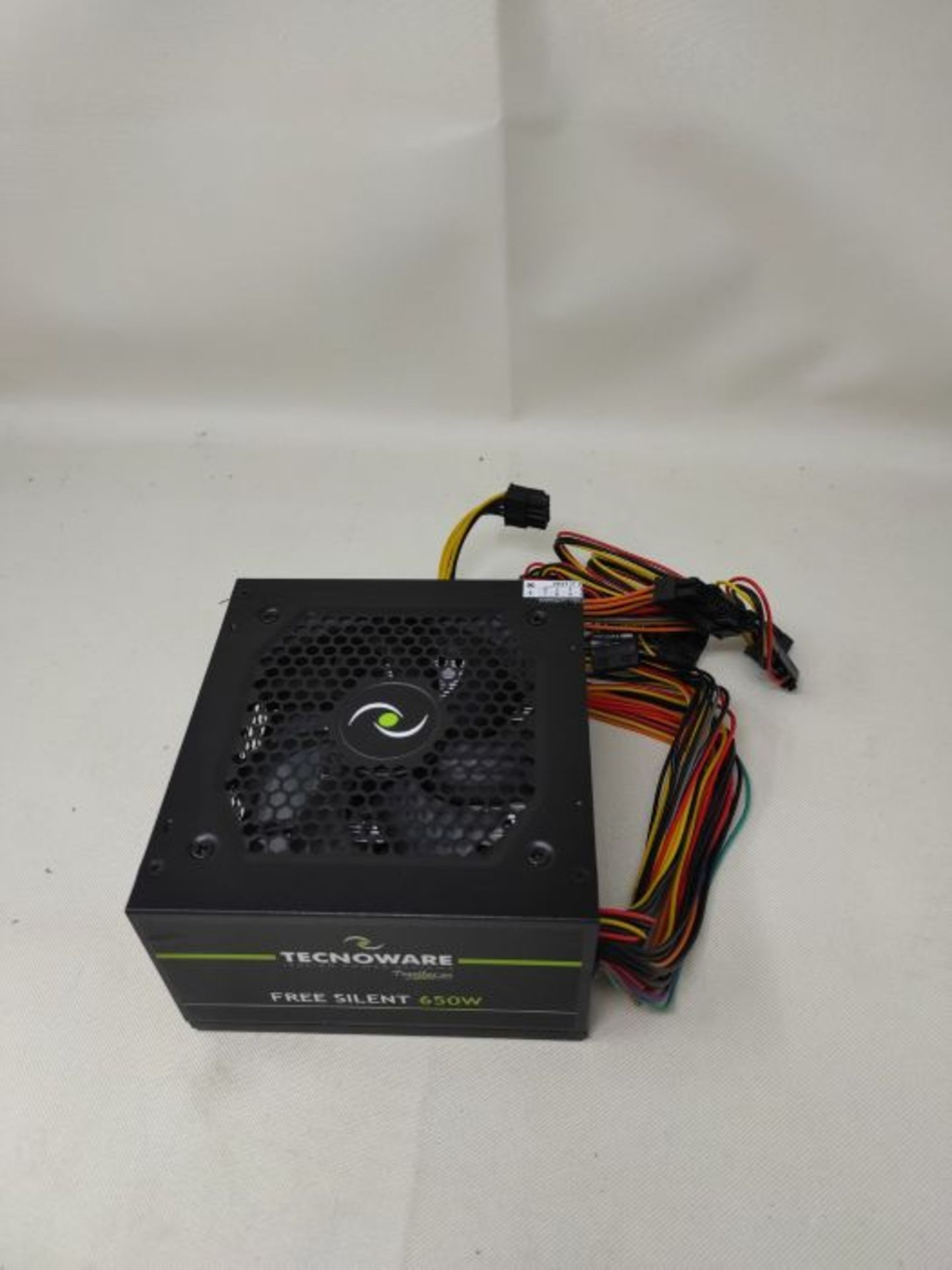 Tecnoware ATX 650 W Power Supply for PC - Silent 12 cm Fan - Connectors 3 x SATA, 1 x - Image 2 of 2