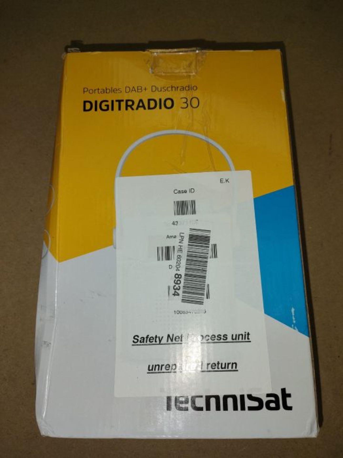 TechniSat DIGITRADIO 30 - wasserdichtes DAB+ Duschradio (UKW, DAB Digitalradio, integr