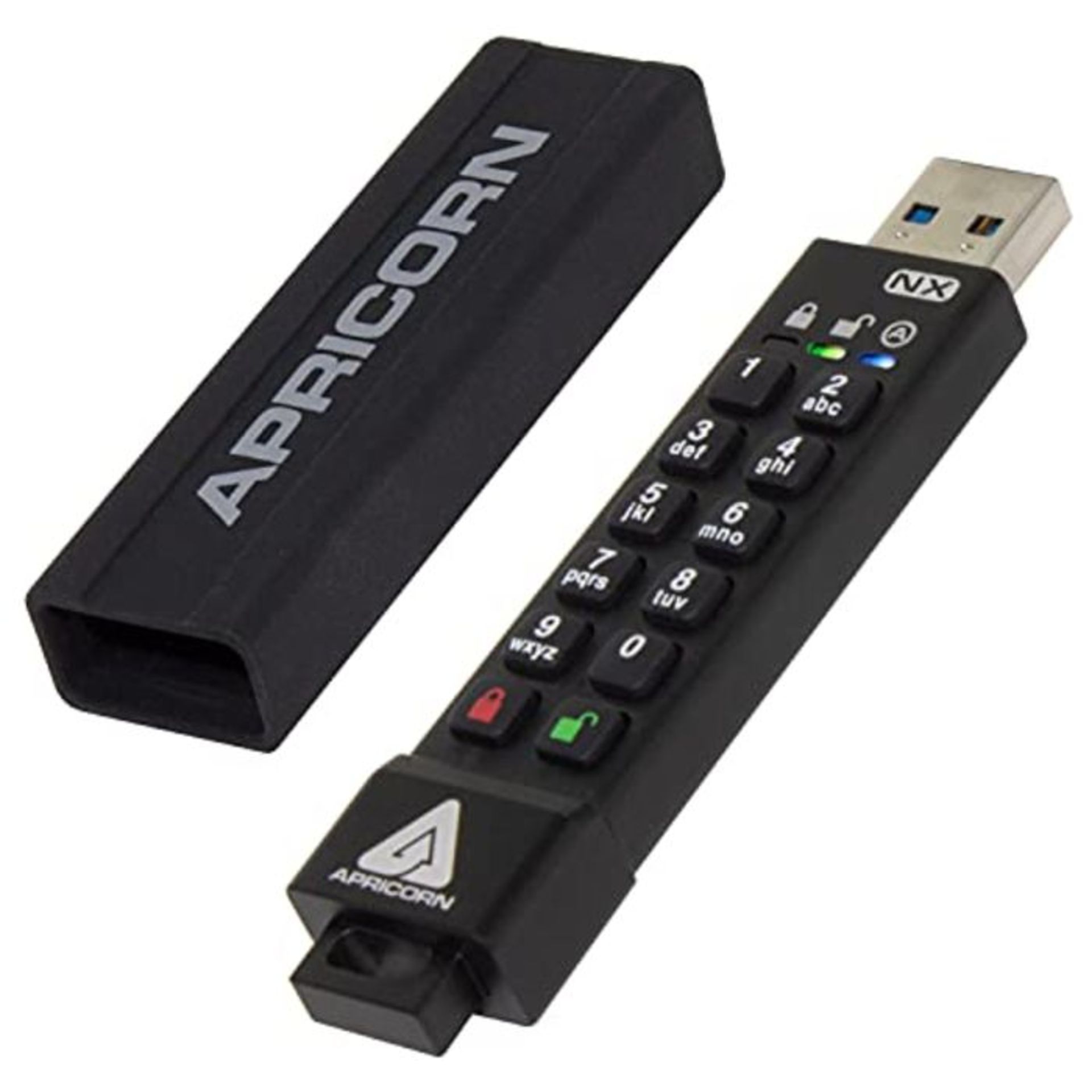 RRP £85.00 Apricorn Aegis Secure Key 3NX - USB-Flash-Laufwerk - 8 GB