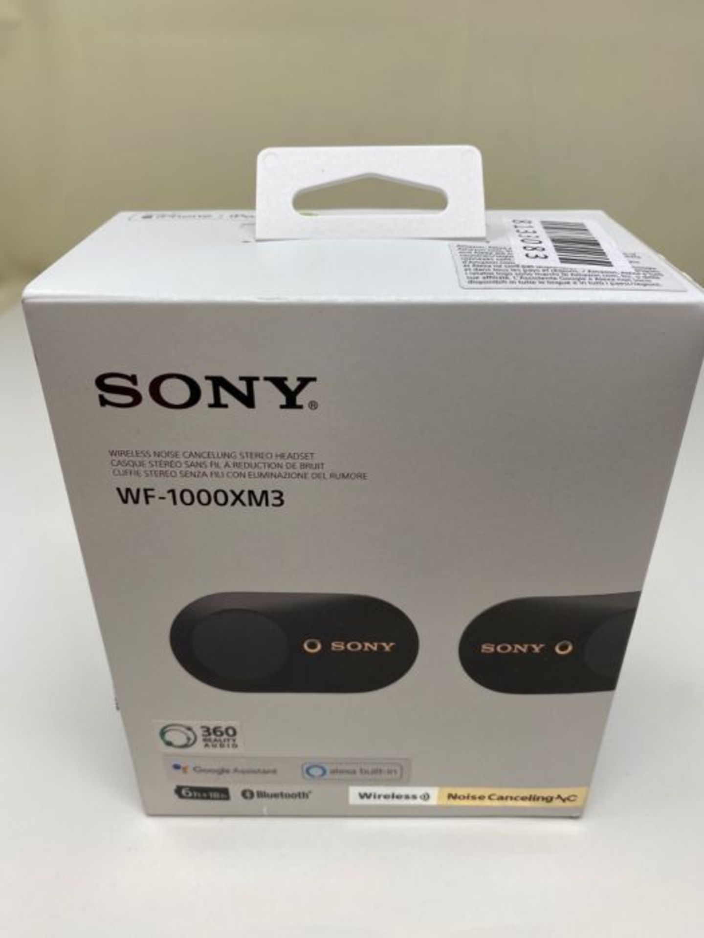 RRP £139.00 Sony WF-1000XM3 Truly Wireless Noise Cancelling Headphones with Mic, up to 32H battery - Image 2 of 3