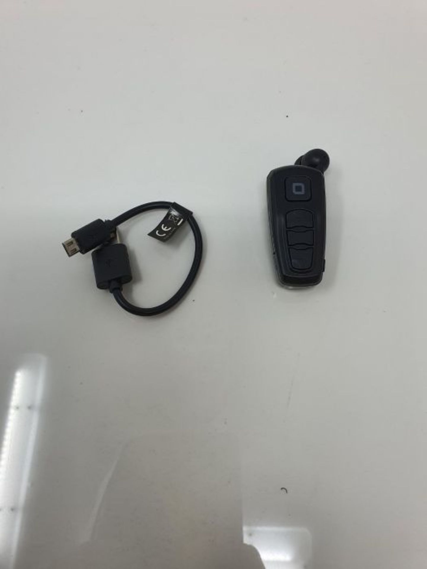 SBS Bluetooth Headset with Clip and Roll-up Wire Multipoint Technology to connect 2 de - Image 3 of 3