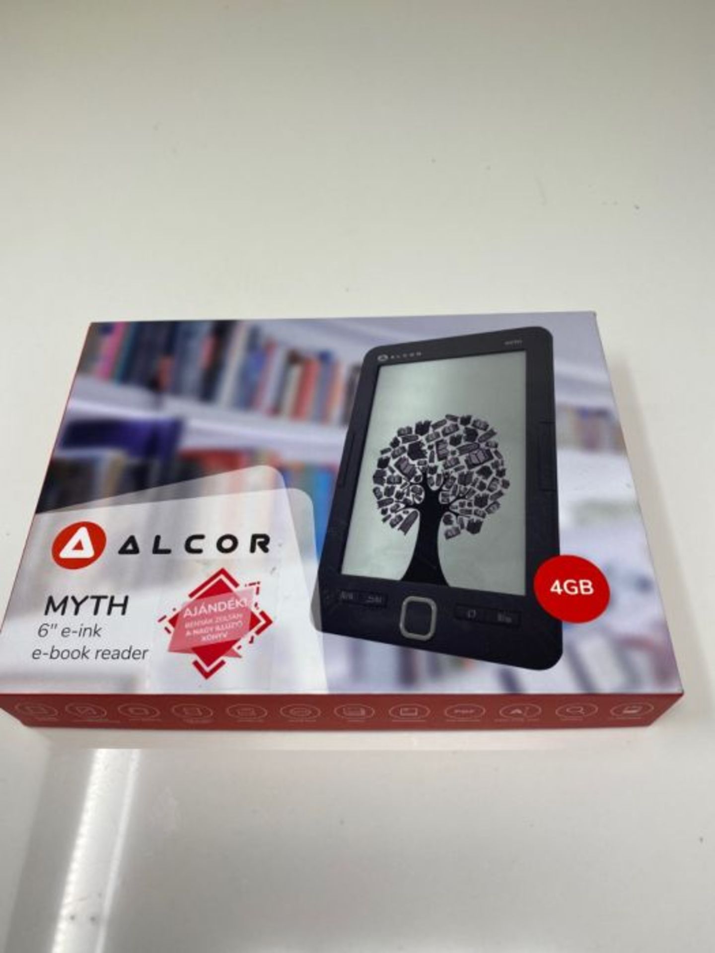 RRP £65.00 Alcor Myth 5999561502632 E-Book Reader 4 GB Black One Size - Image 2 of 3