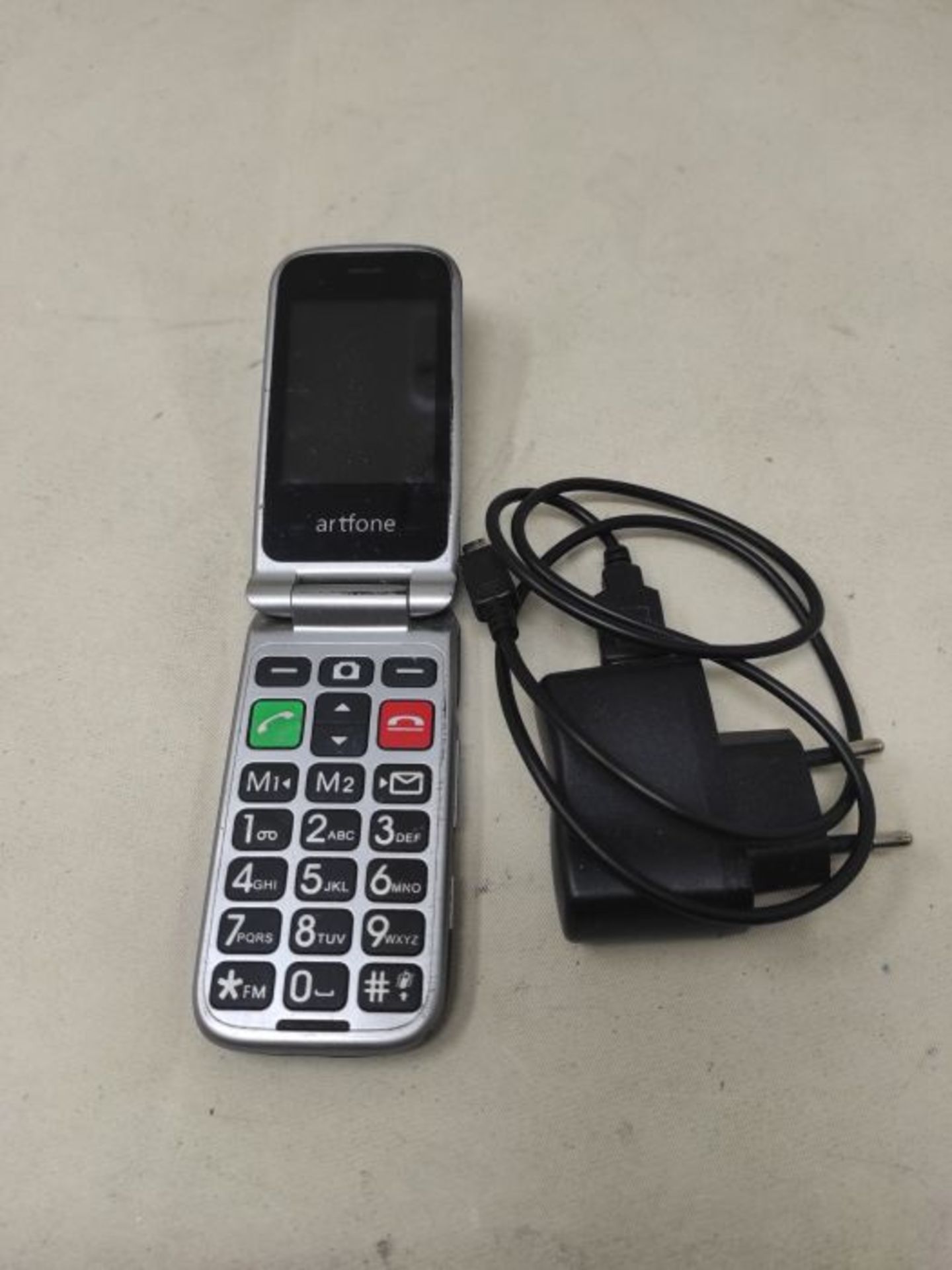 artfone Big Button Mobile Phone for Elderly, Senior Flip Mobile Phone With 2.4" LCD Di - Image 3 of 3