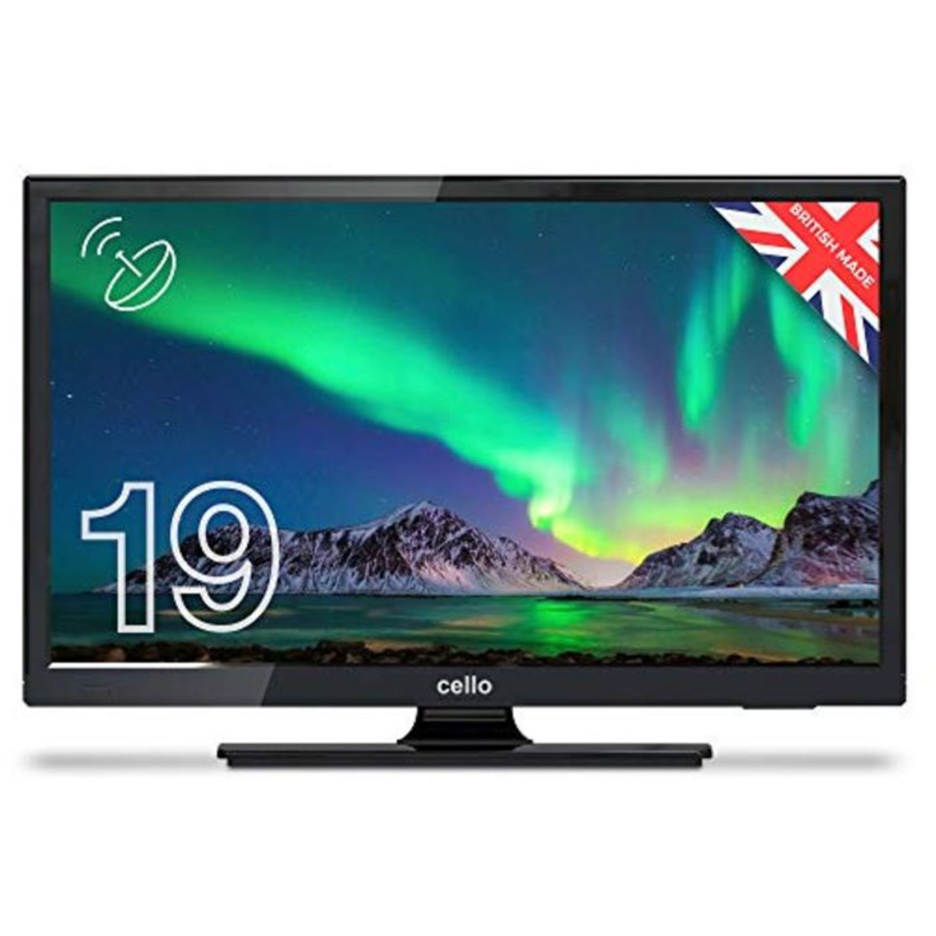 RRP £119.00 Cello ZSO291 193 Digital LED TV with Freeview and Built In Satellite Tuner , Black