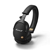 RRP £178.00 Marshall Monitor Bluetooth Headphones - Black