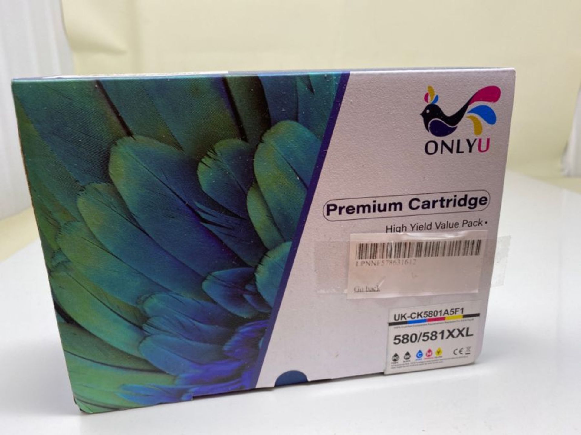 ONLYU PGI-580XXL CLI-581XXL Compatible Ink Cartridges Replacements for Canon PIXMA TS6 - Image 2 of 2