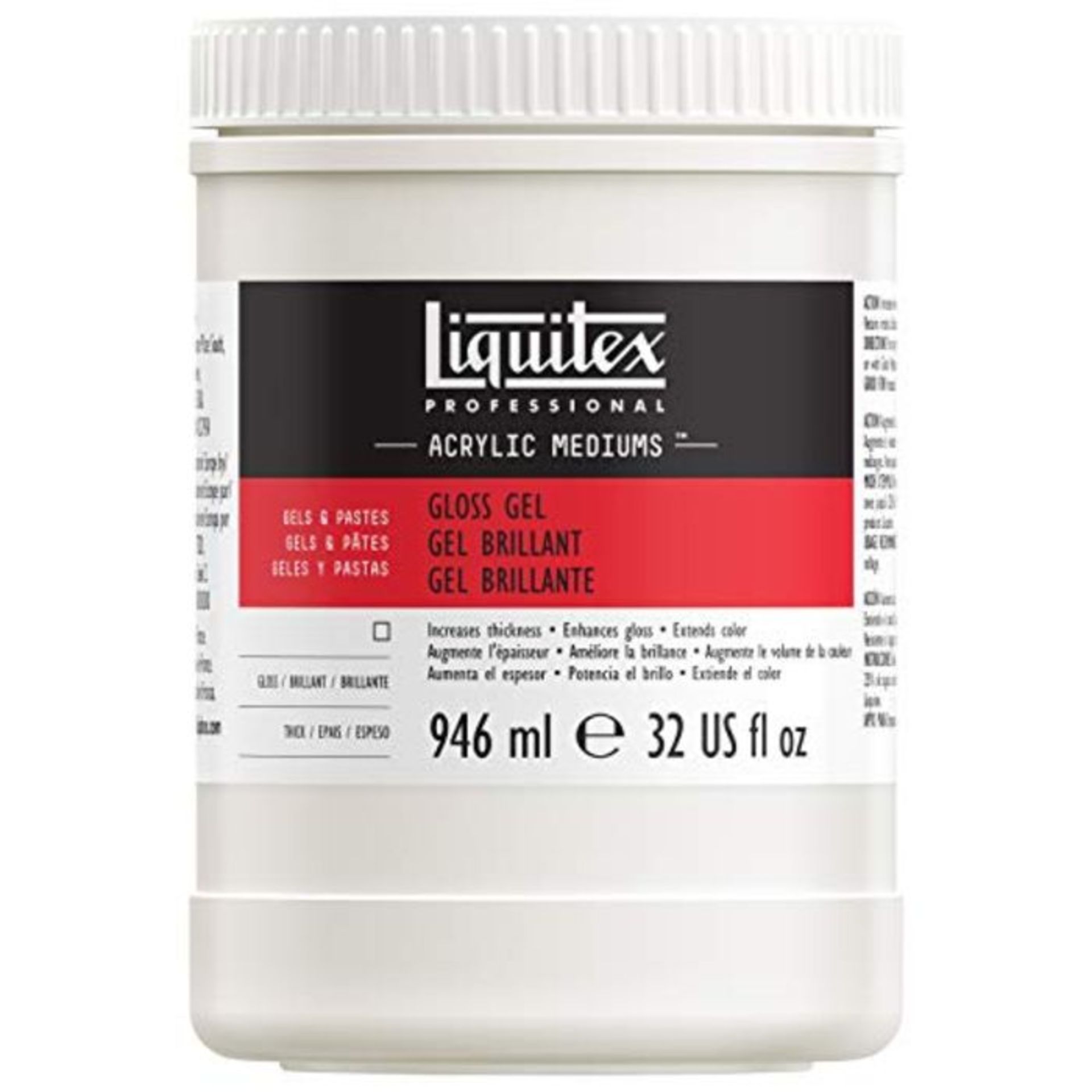 Liquitex Professional Gloss Gel Medium, 946 ml
