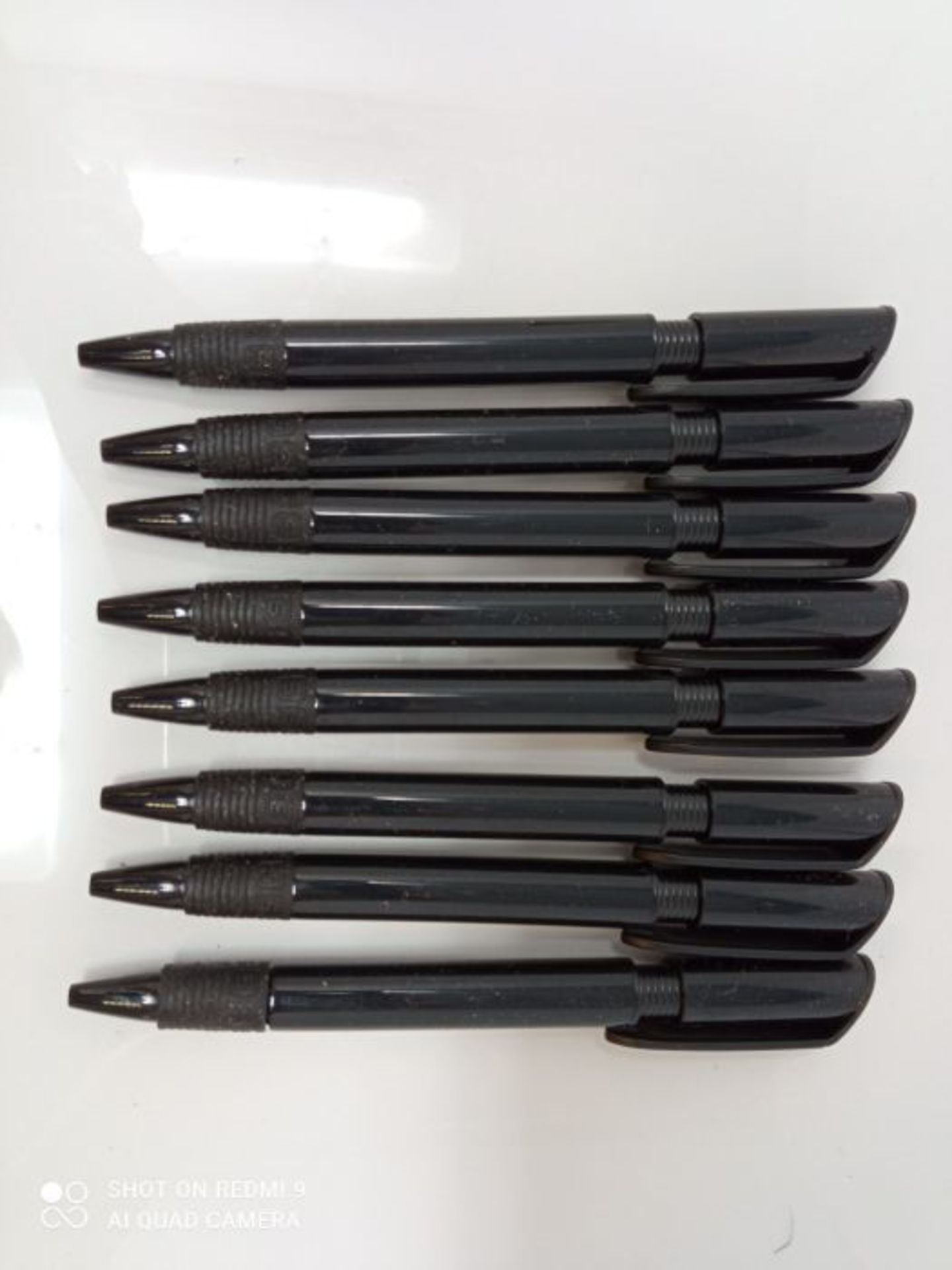 [INCOMPLETE] Retractable Ballpoint Pen | Medium Point (1.0mm) | Black | Pack of 10 | D - Image 2 of 3