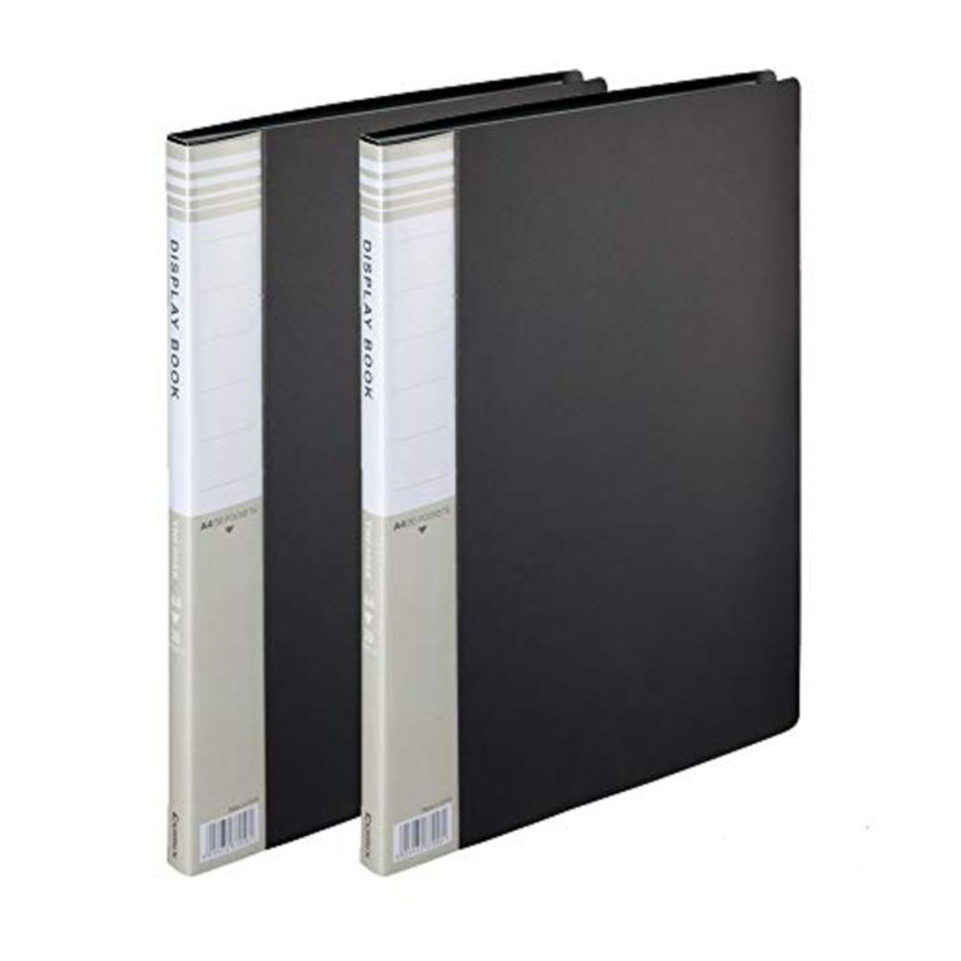 Comix A4 Display Books 30 Pockets Folders with Plastic Sleeves (Pack of 2)