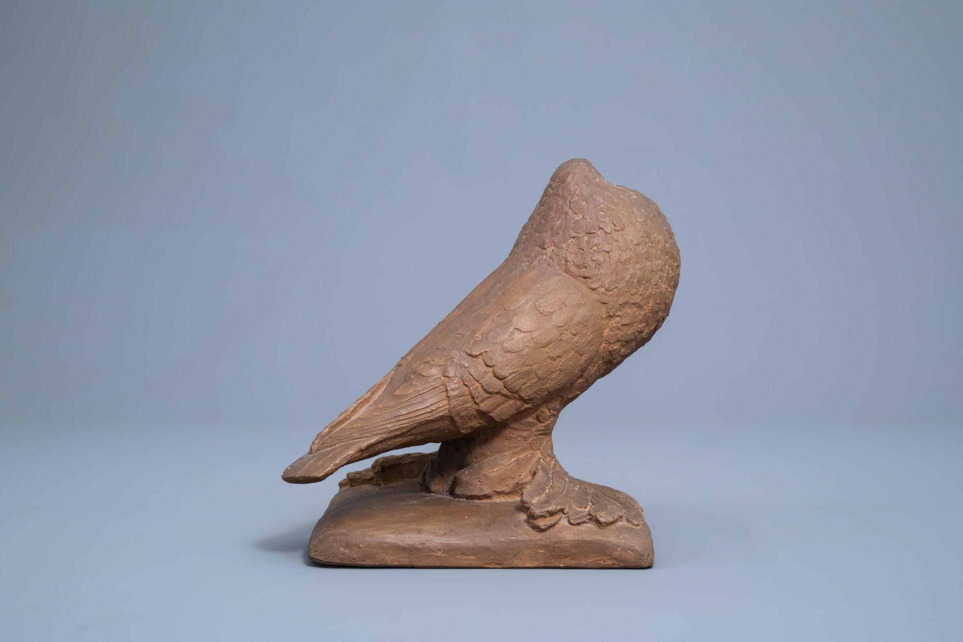 Willy Anthoons (1911-1982): A pigeon, terracotta, ed. 6/15 - Image 4 of 8