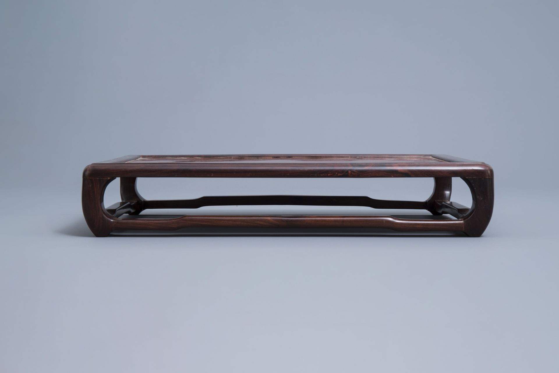 Two Chinese wooden stands, 19th/20th C. - Image 10 of 13