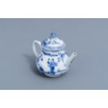 A Chinese blue and white 'Long Eliza' teapot and cover, Kangxi