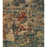 A Flemish historical tapestry (Alexander the Great before the high priest), S. Netherlands, ca. 1600