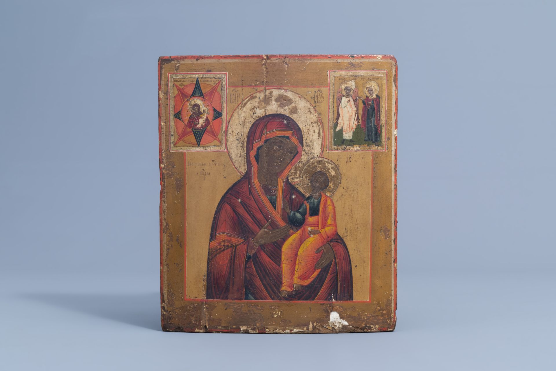 A varied collection of Russian icons, 19th/20th C. - Image 9 of 17