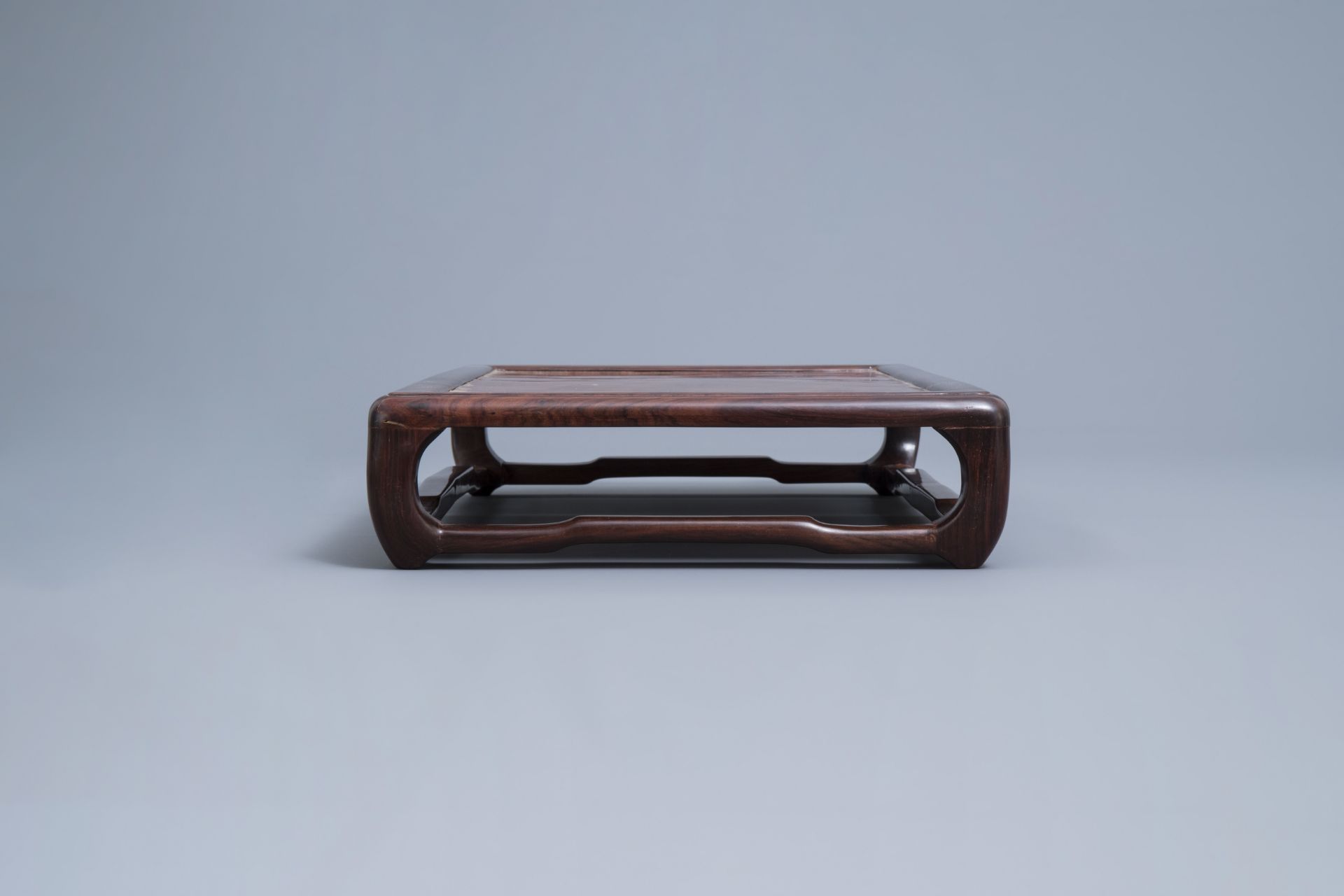Two Chinese wooden stands, 19th/20th C. - Image 11 of 13