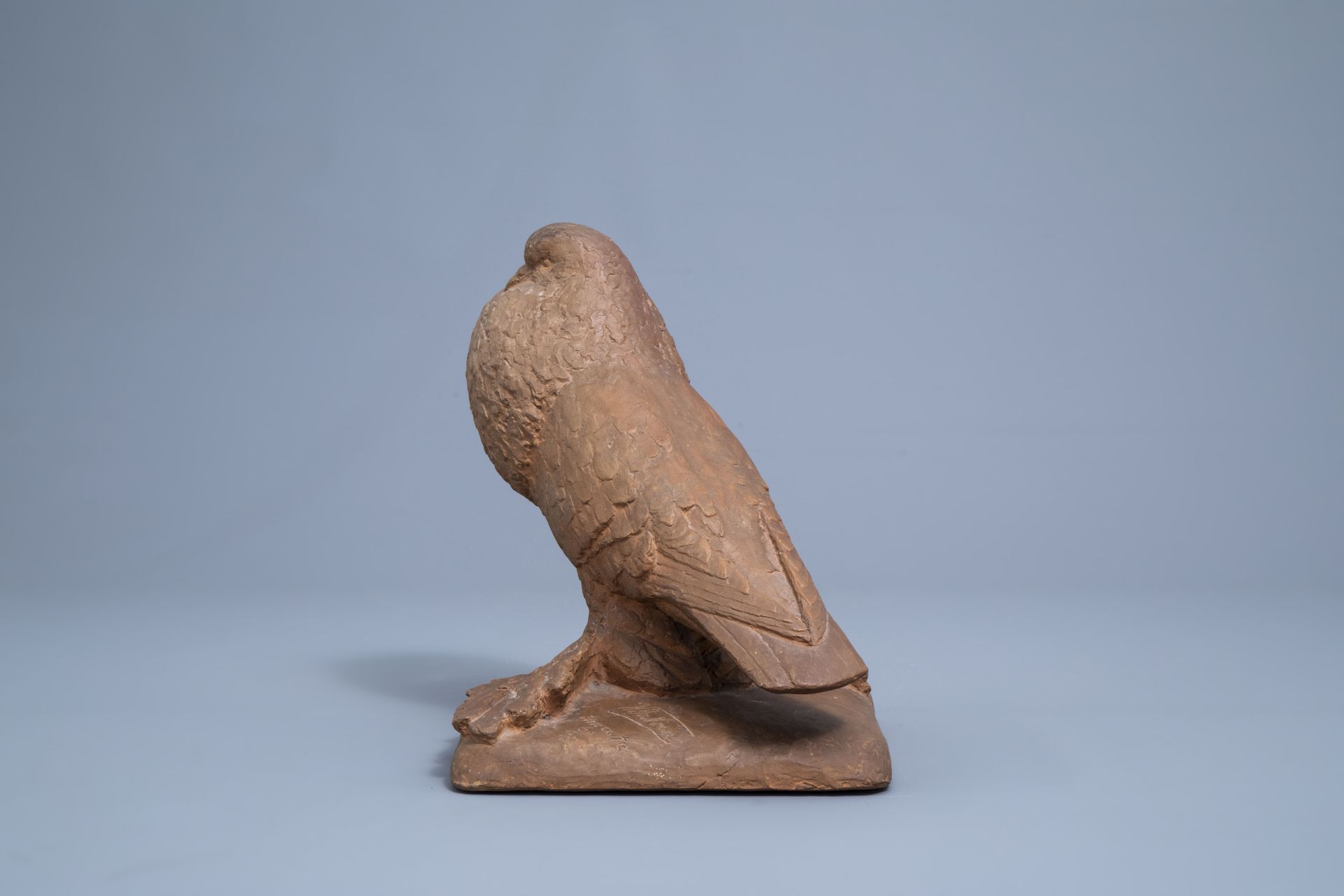 Willy Anthoons (1911-1982): A pigeon, terracotta, ed. 6/15 - Image 5 of 8