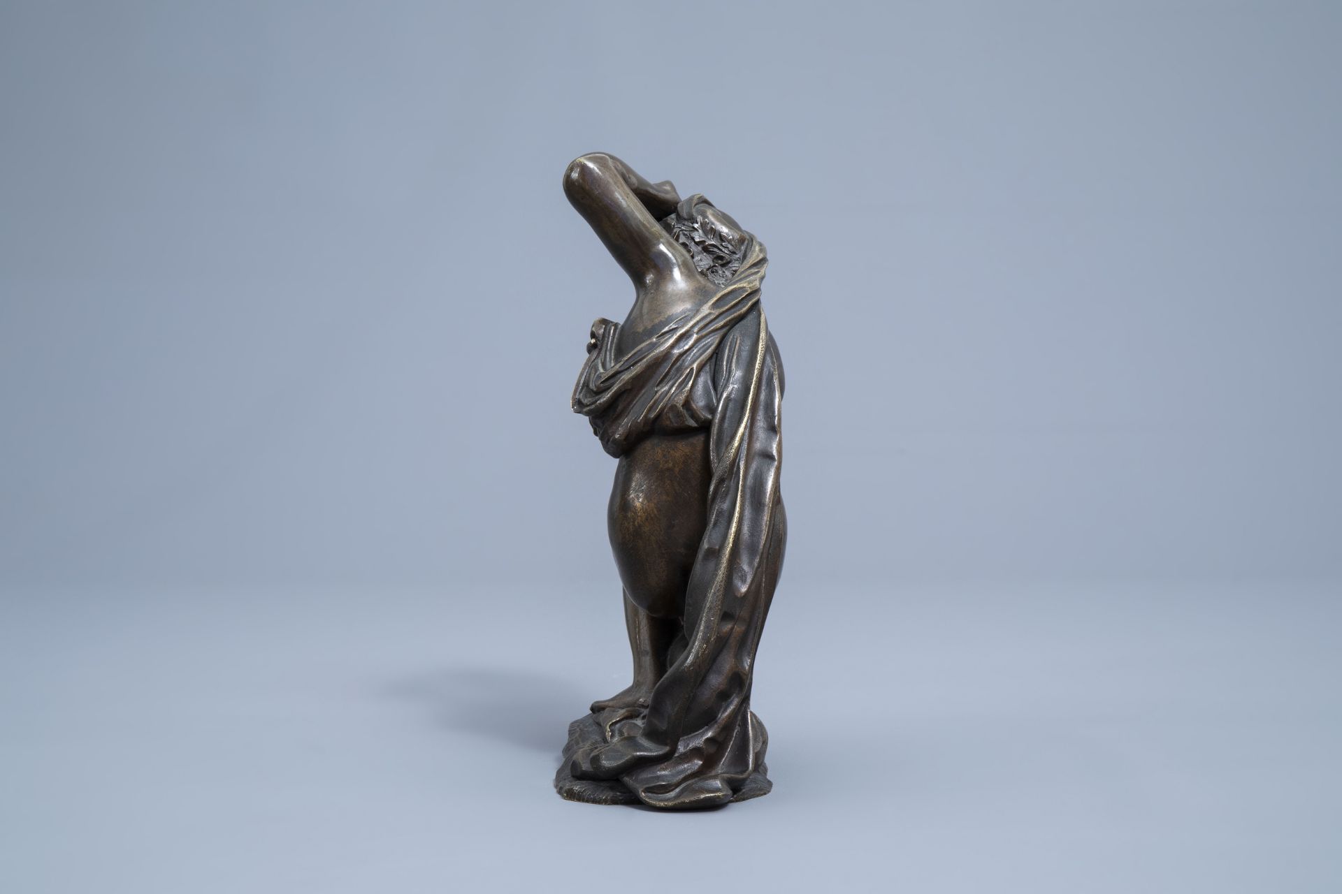 French school: Diana bathing, patinated bronze, 19th C. - Image 5 of 7