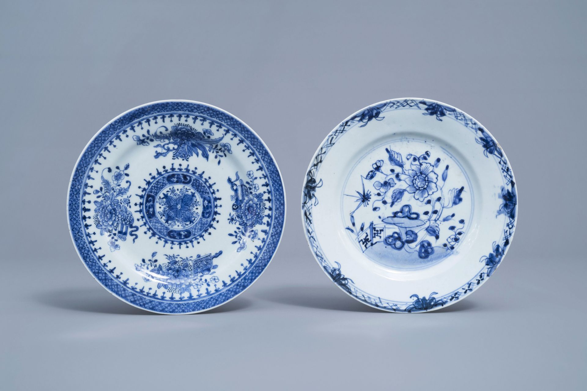 A varied collection of Chinese blue and white porcelain, 18th C. and later - Image 4 of 54