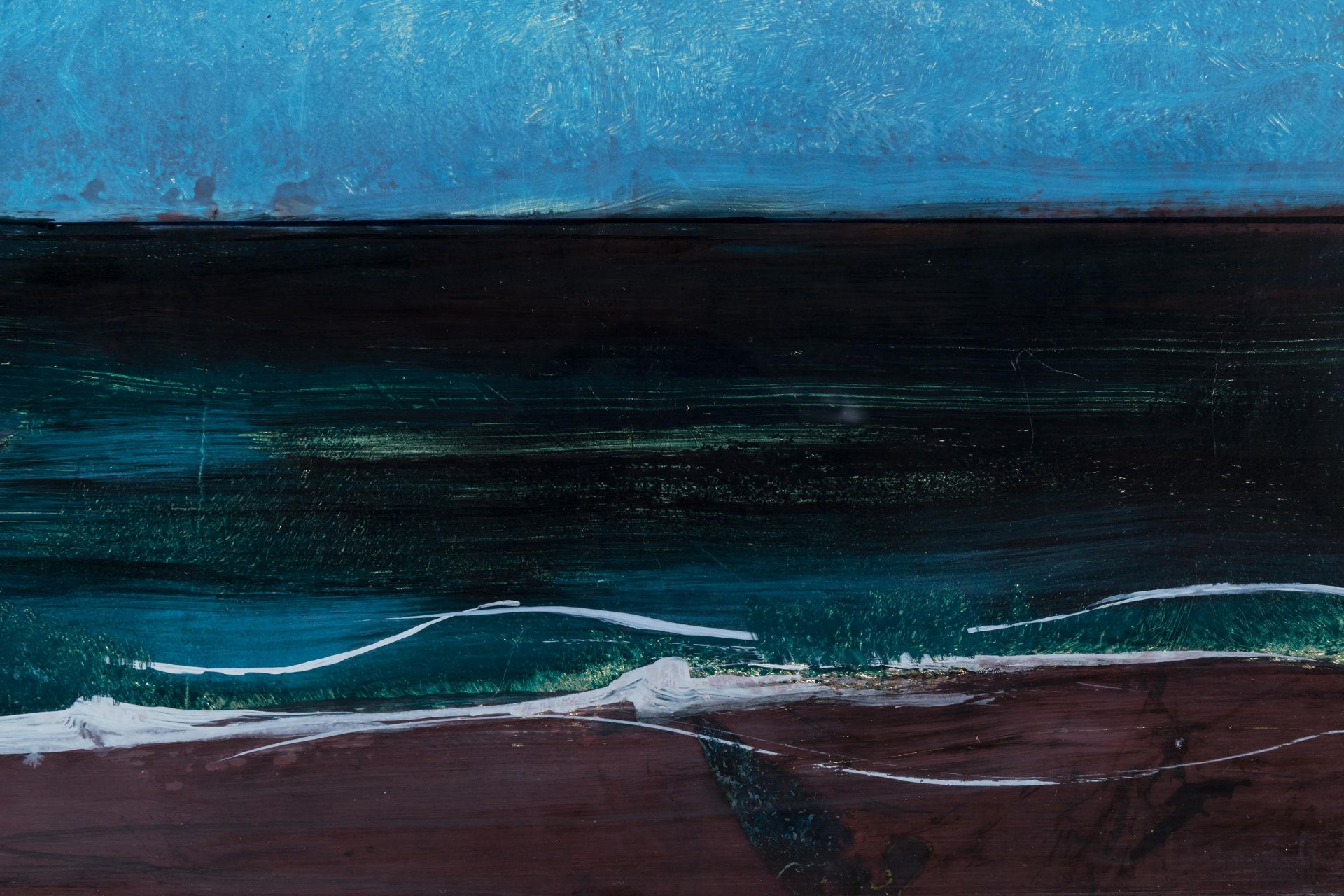 Bert Hildebrandt (1906-1974): Seascape, eglomise - Image 4 of 6