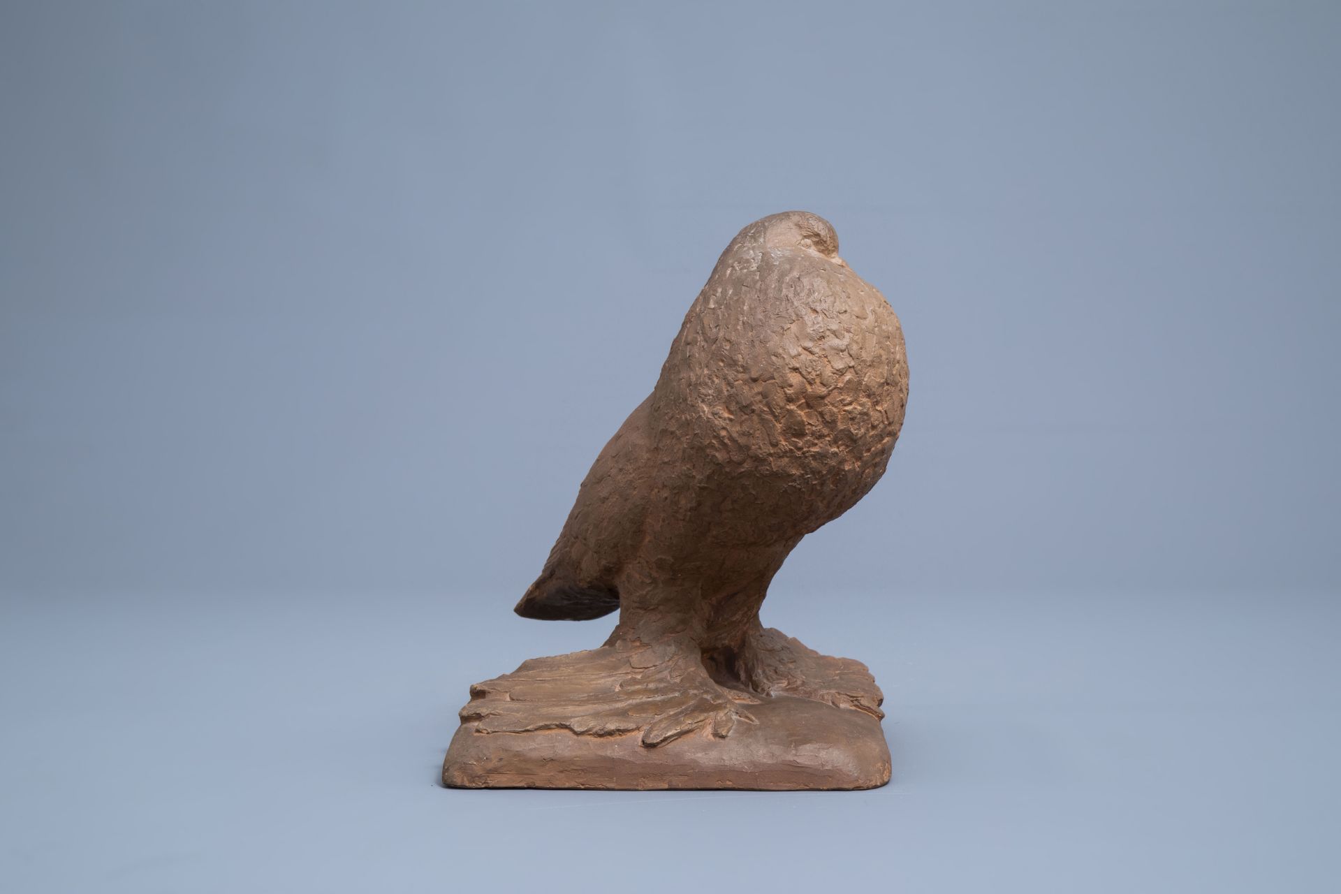 Willy Anthoons (1911-1982): A pigeon, terracotta, ed. 6/15 - Image 3 of 8