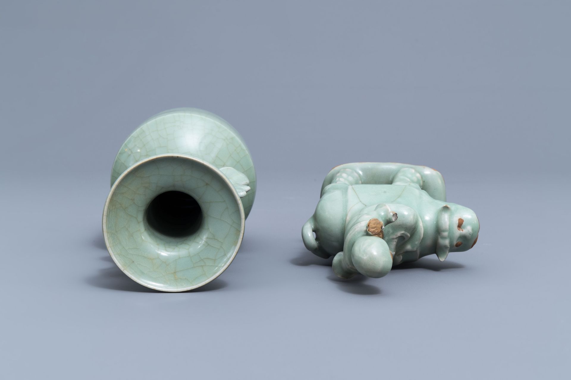 A varied collection of Chinese blue, white and celadon porcelain, Ming and later - Image 13 of 38