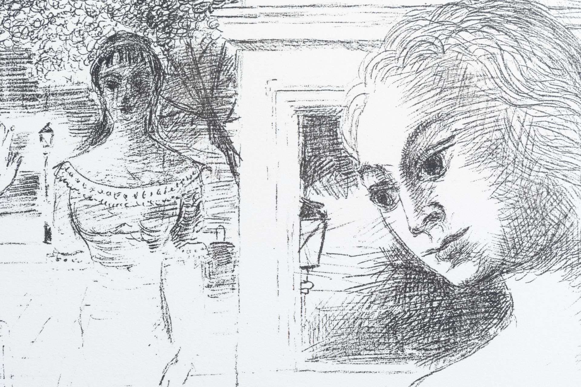 Paul Delvaux (1897-1944): 'La rencontre', lithography, ed. E.A., dated (19)65 - Image 7 of 7