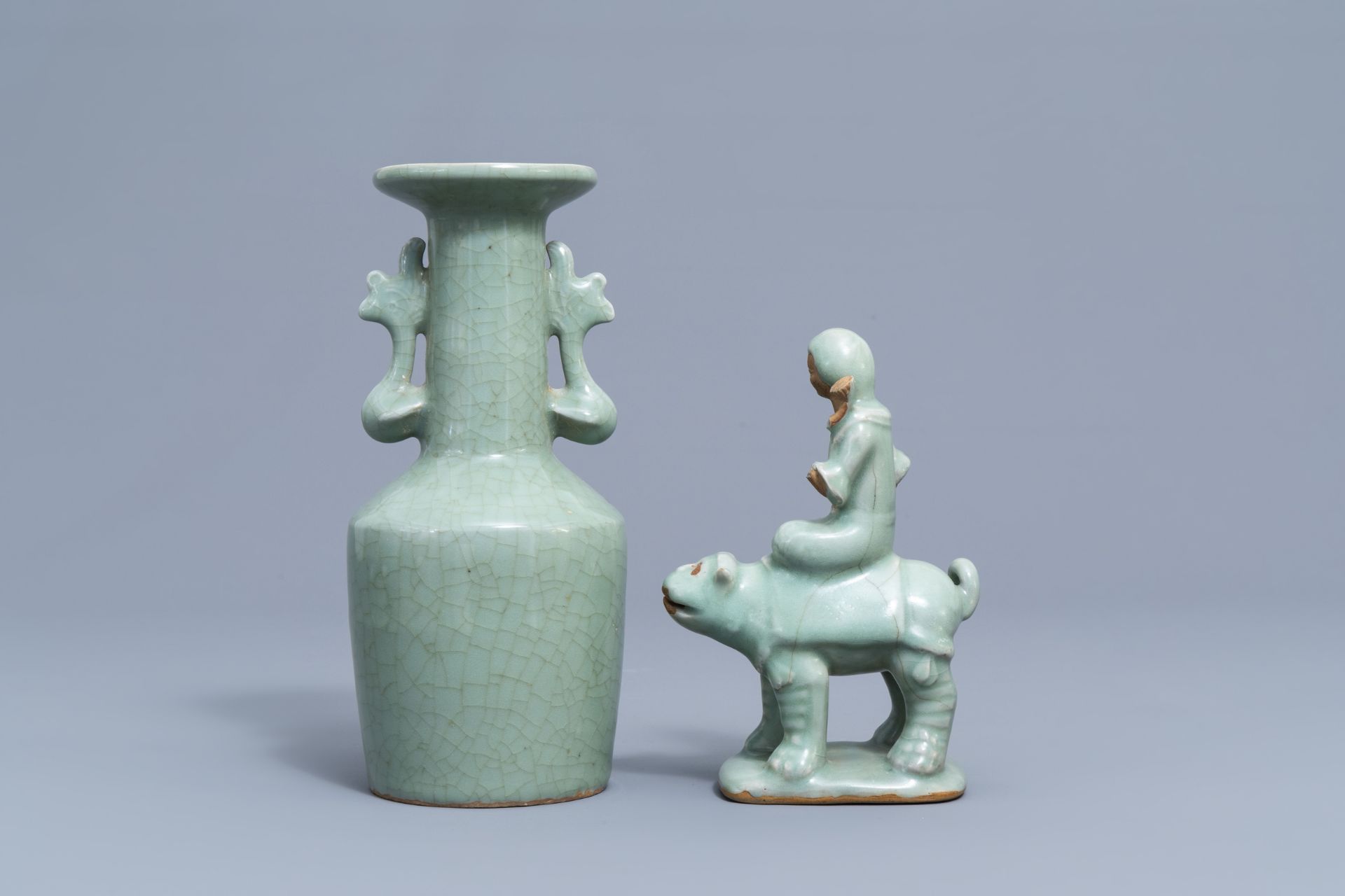 A varied collection of Chinese blue, white and celadon porcelain, Ming and later - Image 7 of 38